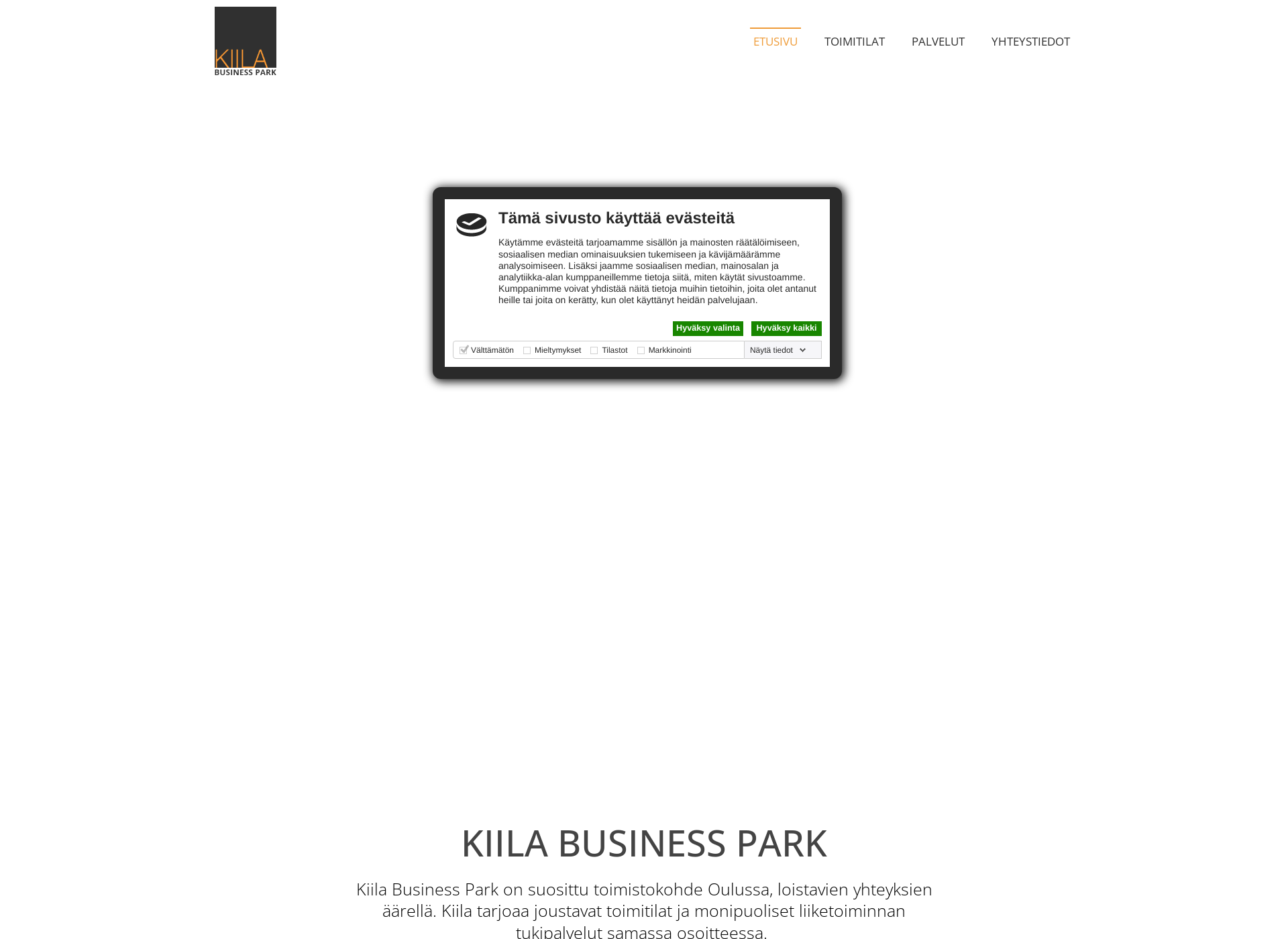 Screenshot for kiilabusinesspark.fi