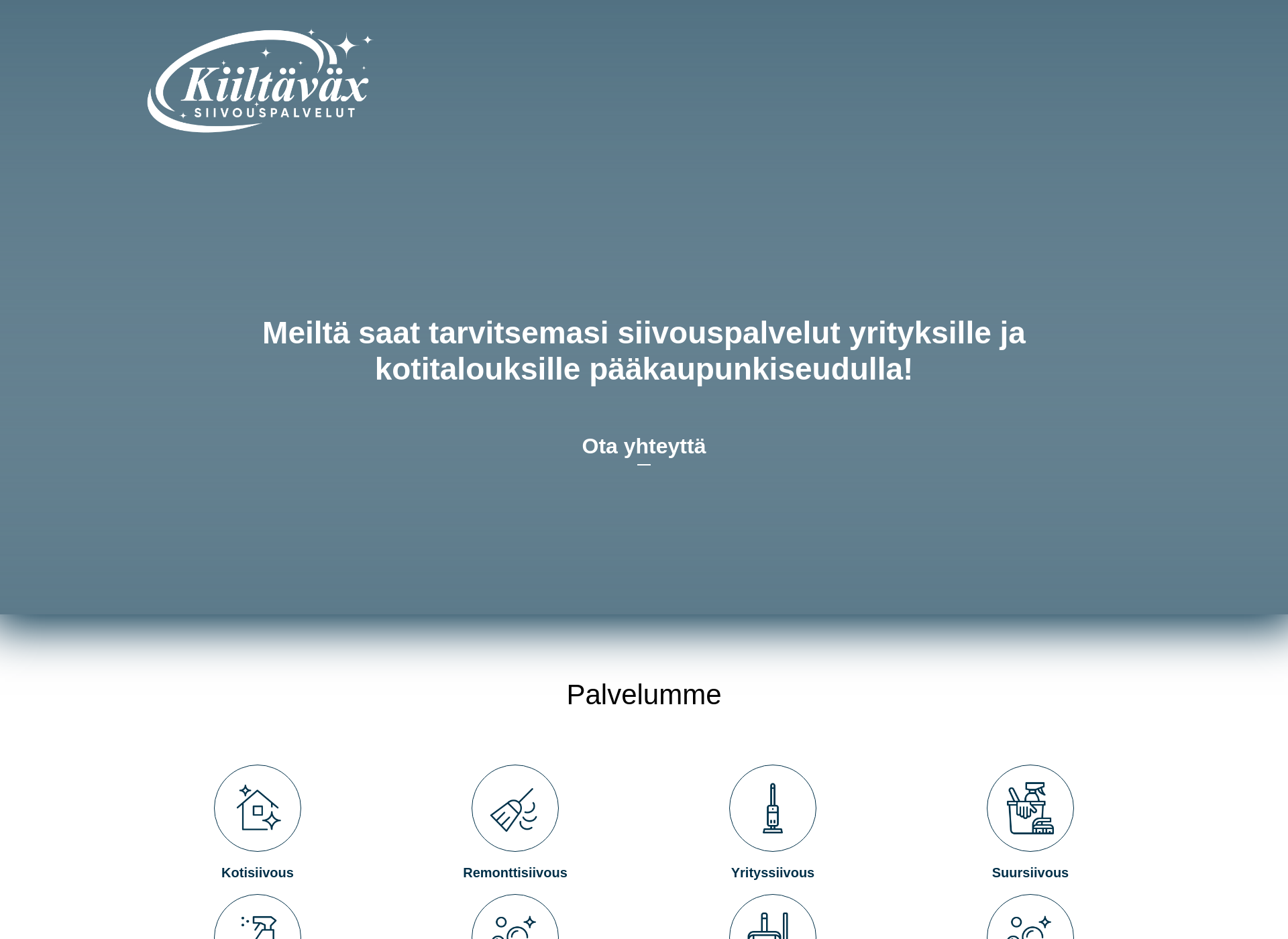 Skärmdump för kiiltavax.fi