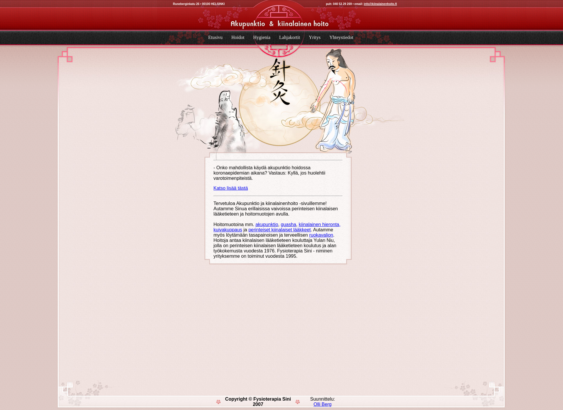 Screenshot for kiinalainenakupunktio.fi