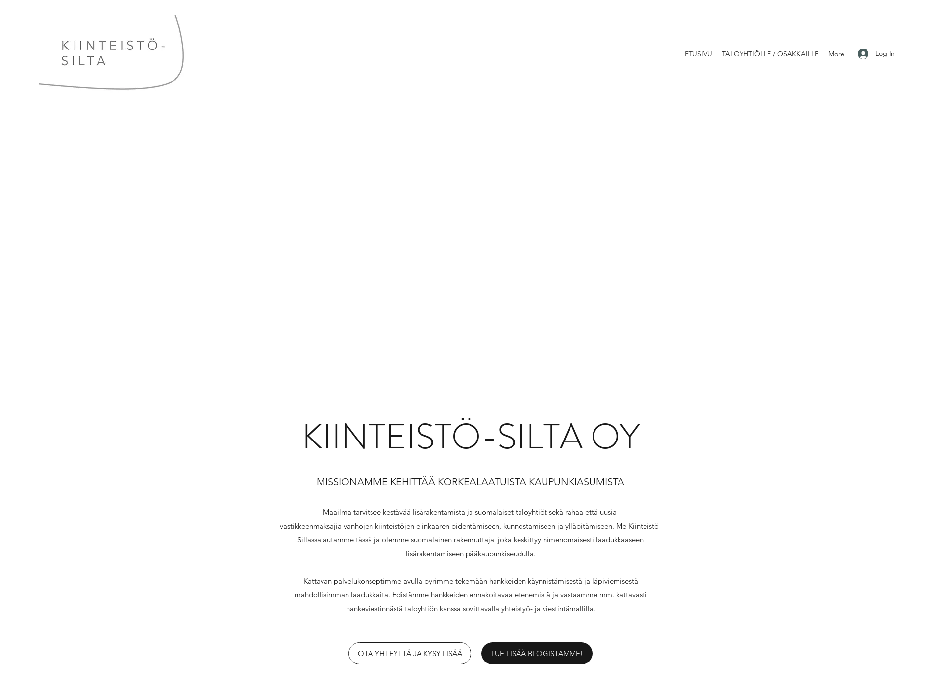 Skärmdump för kiinteisto-silta.fi