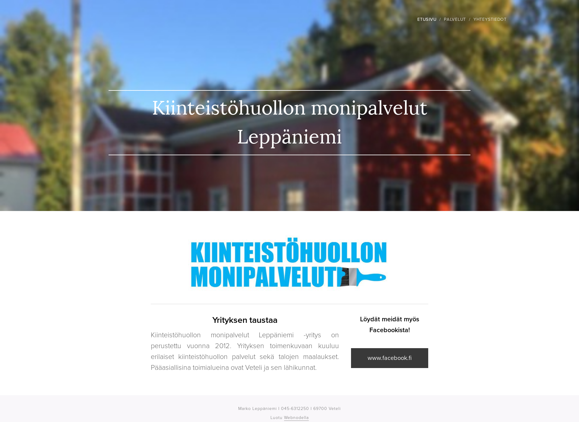 Screenshot for kiinteistohuoltoleppaniemi.fi