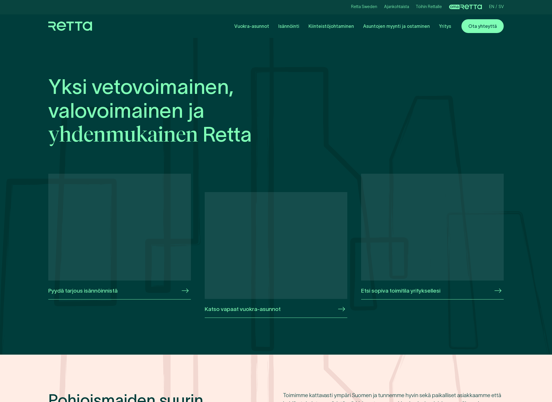 Screenshot for kiinteistojohto.fi