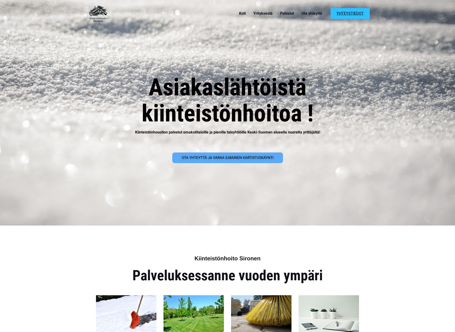 Screenshot for kiinteistonhoitosironen.fi