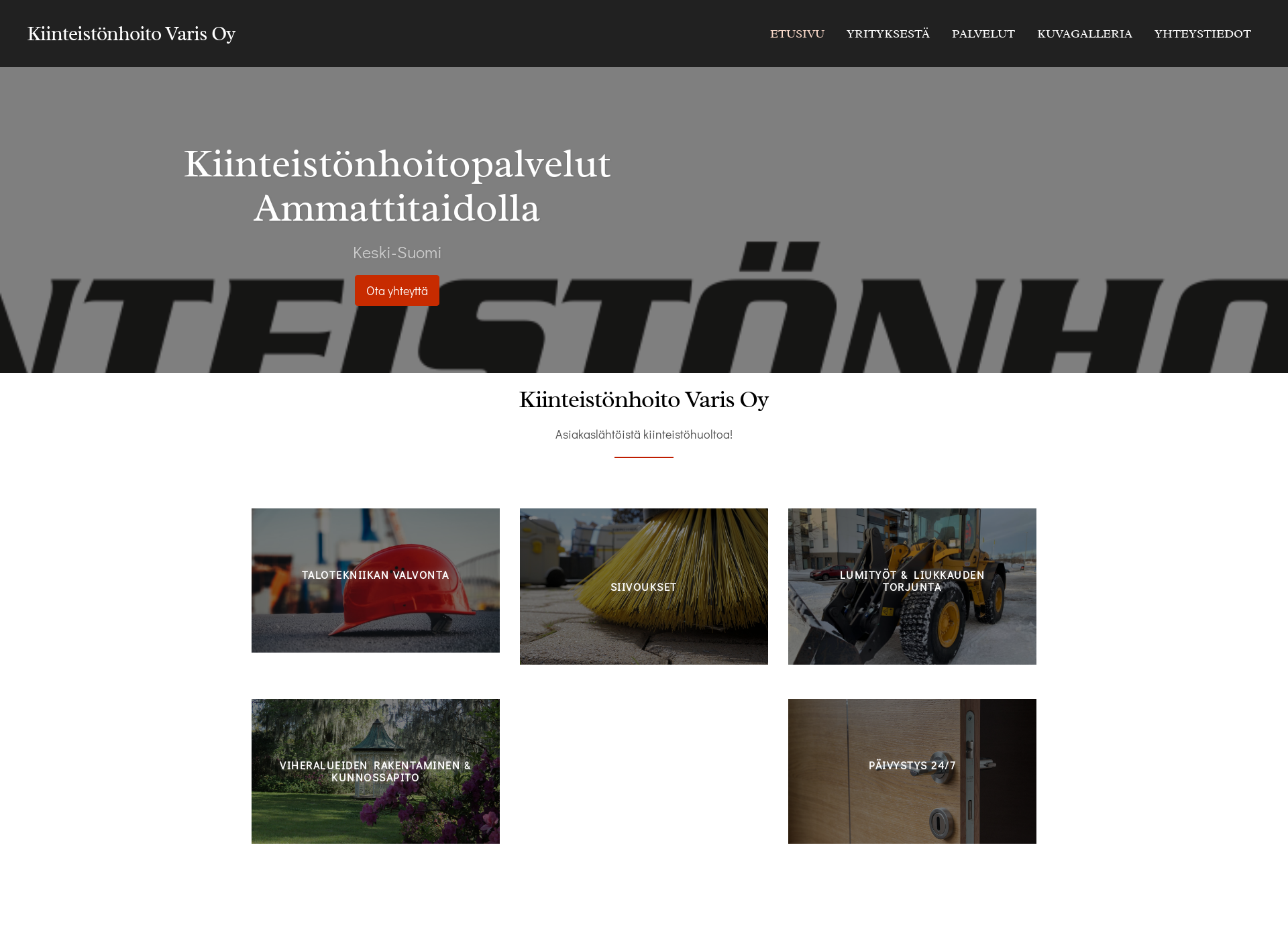 Screenshot for kiinteistonhoitovaris.fi