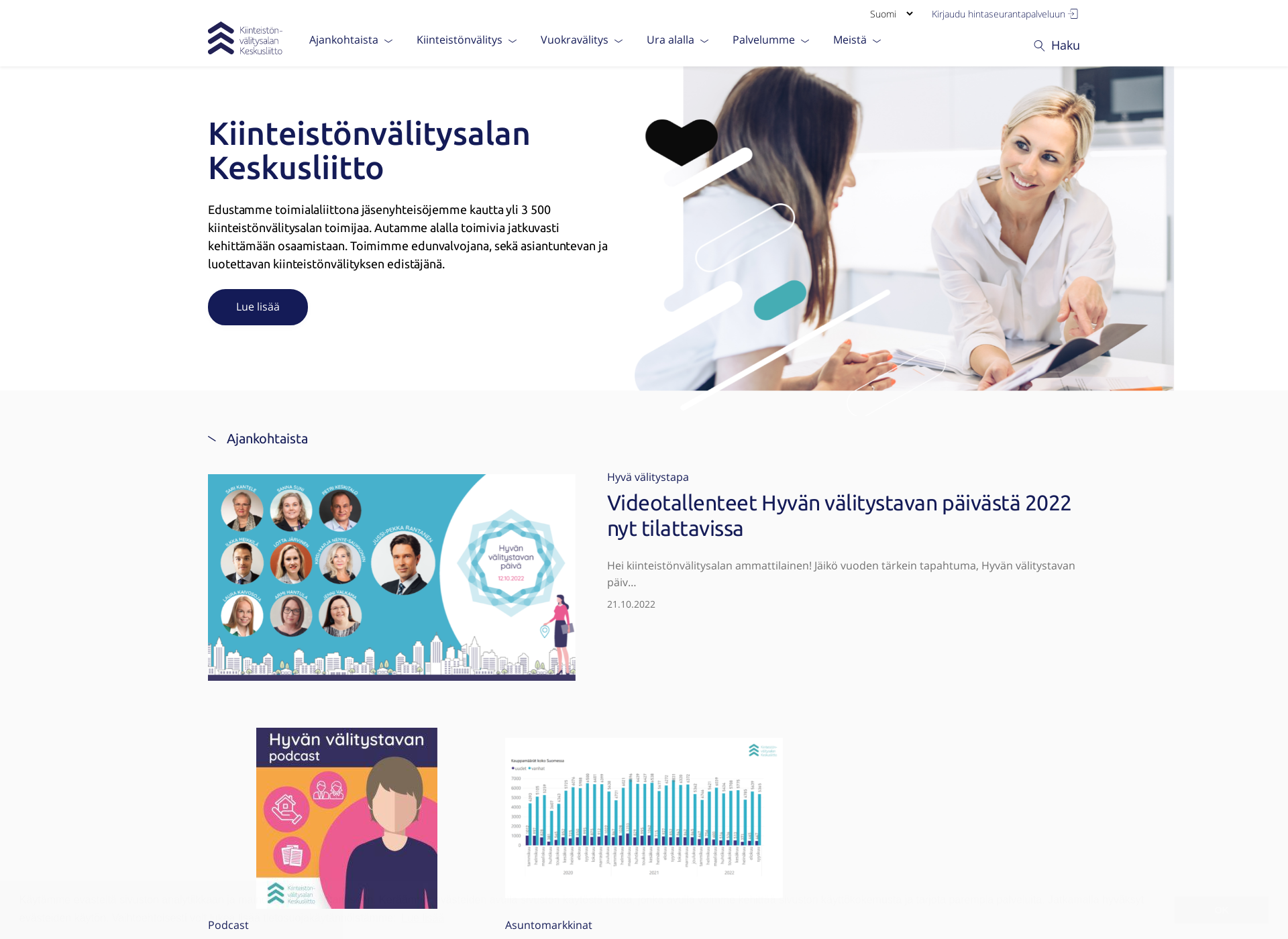 Screenshot for kiinteistonvalitysala.fi