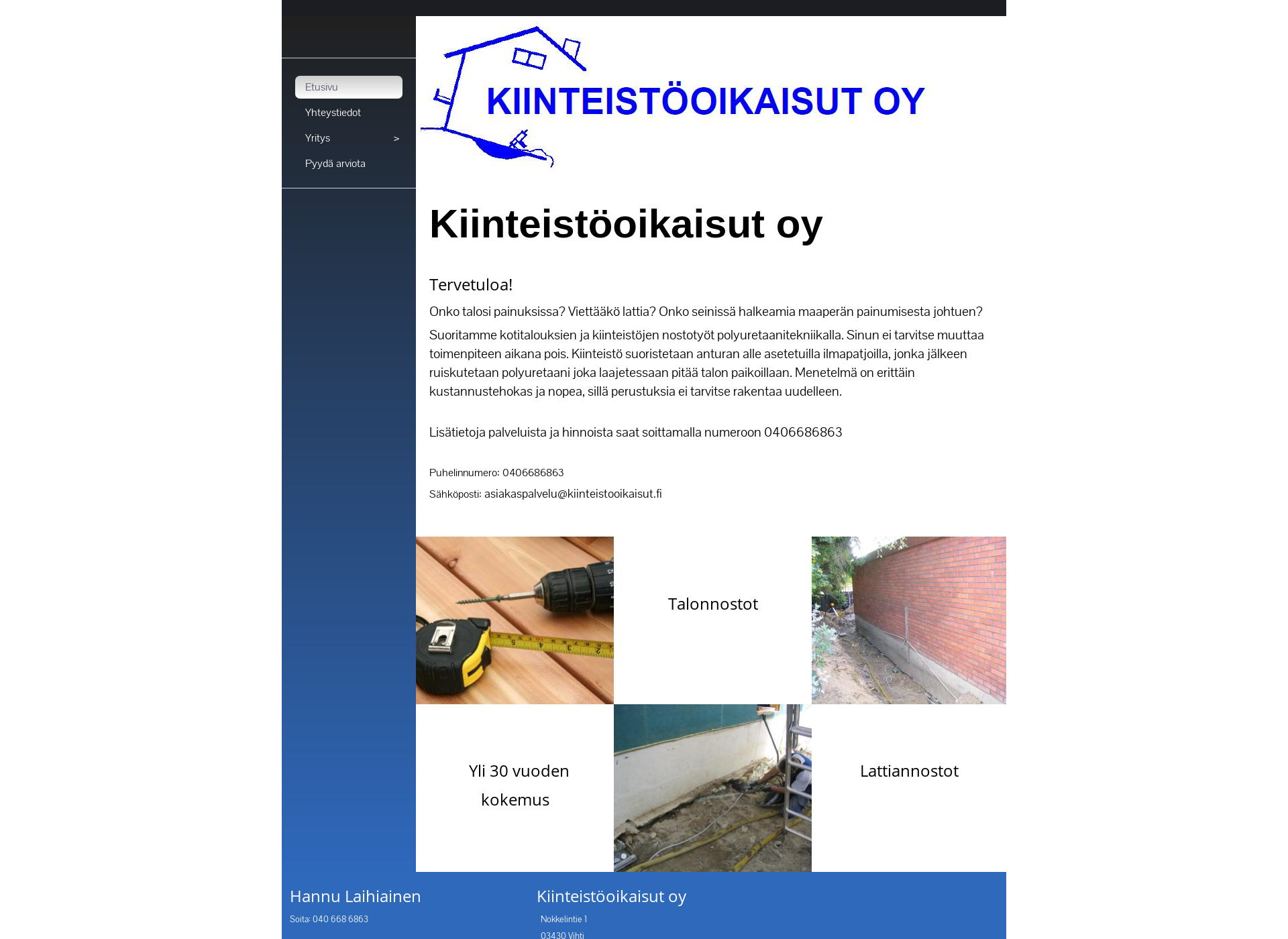 Screenshot for kiinteistooikaisut.fi