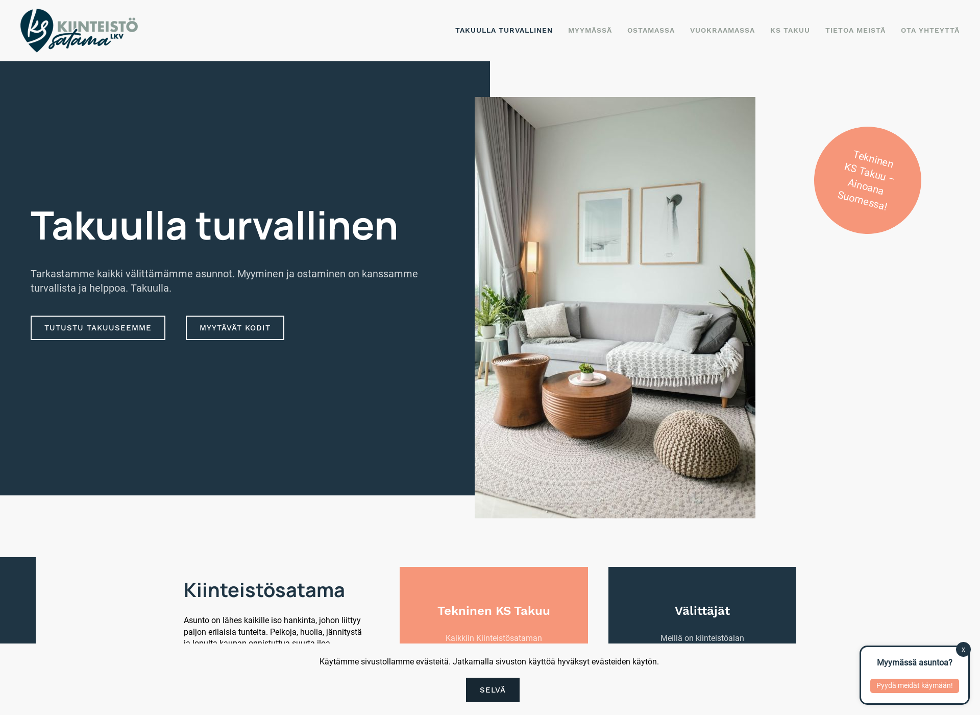 Screenshot for kiinteistosatama.fi