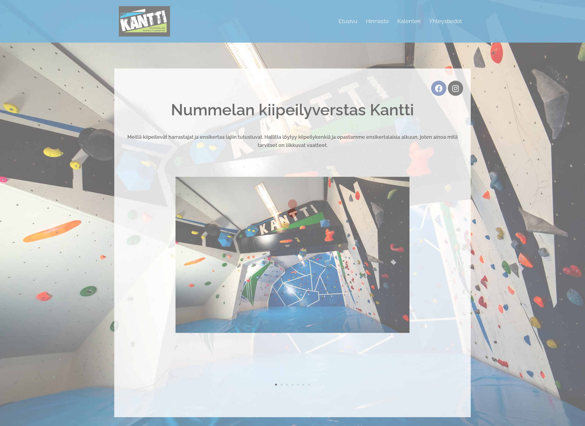 Screenshot for kiipeilyverstas.fi