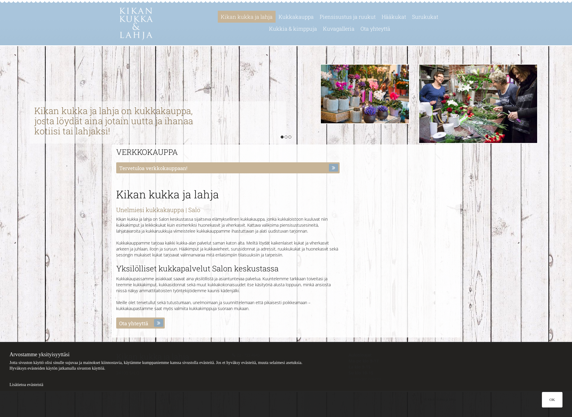 Screenshot for kikankukka.fi