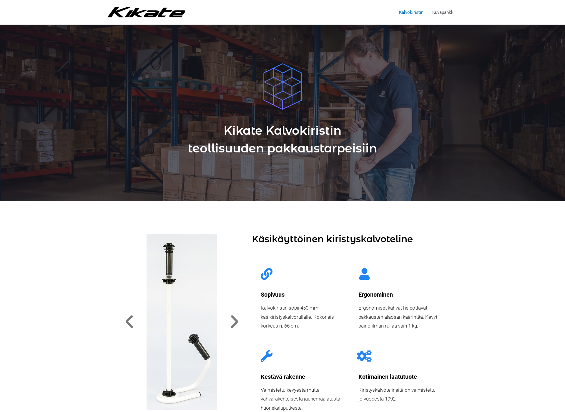 Screenshot for kikate.fi