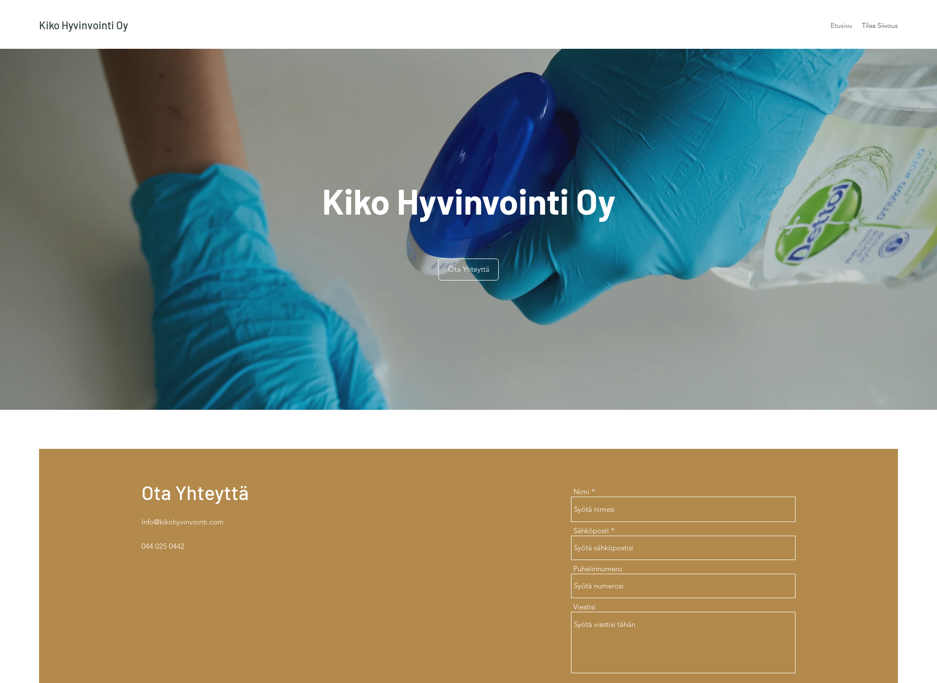 Screenshot for kikohyvinvointi.com