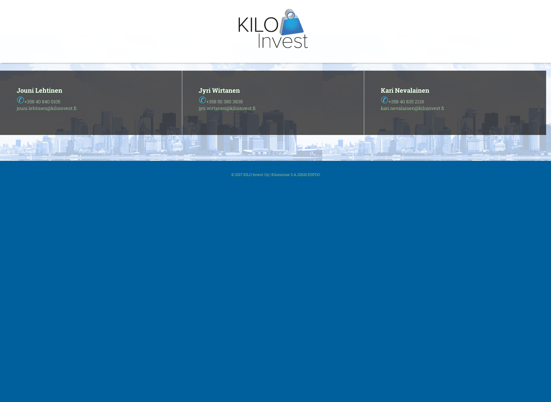 Screenshot for kiloinvest.fi