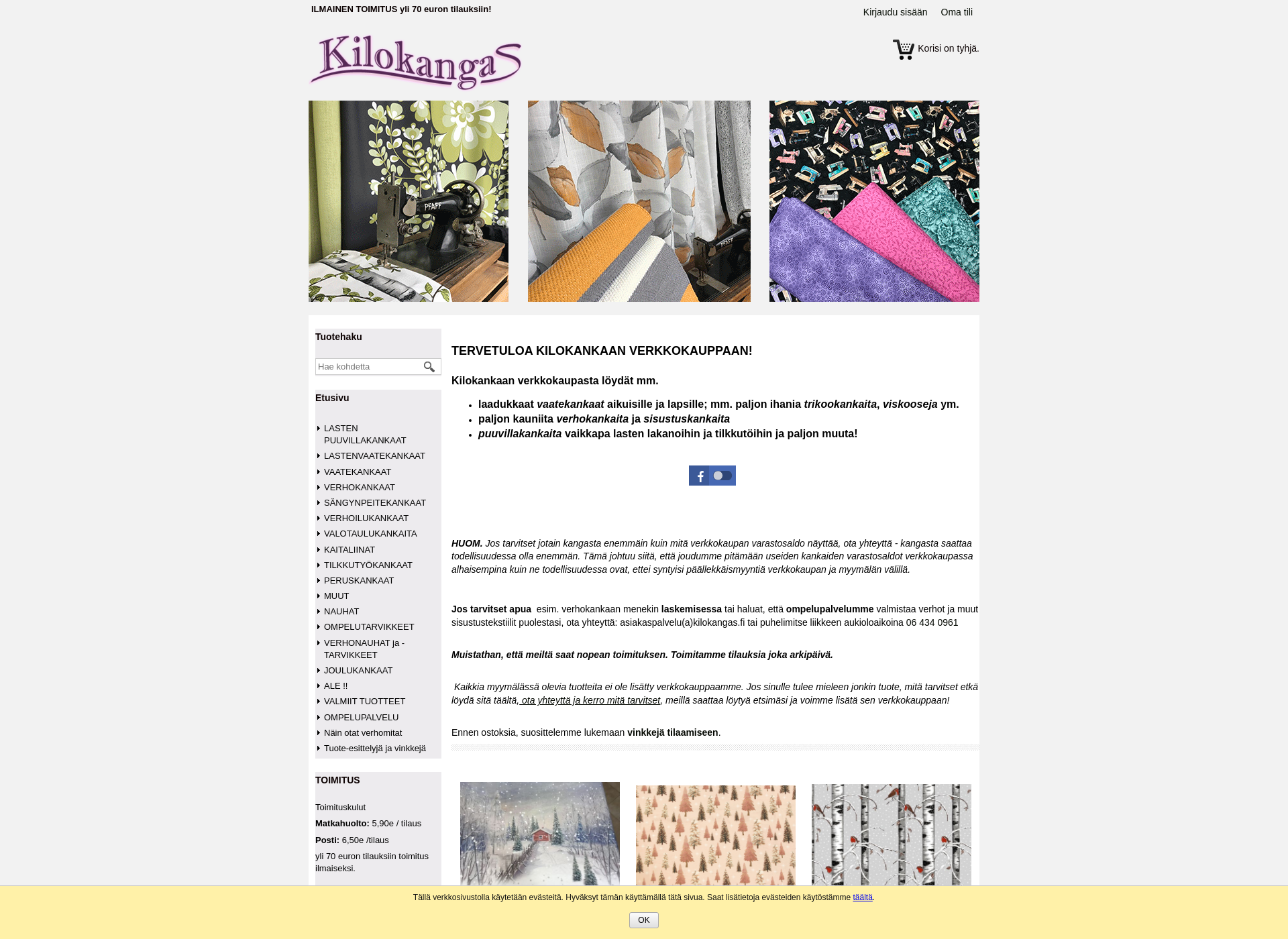 Screenshot for kilokangas.fi