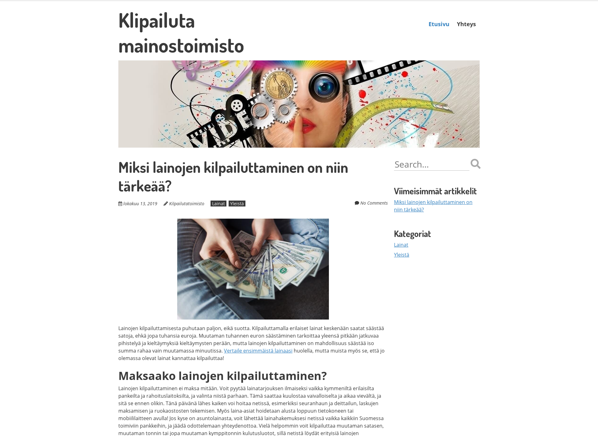 Näyttökuva kilpailutatoimisto.fi