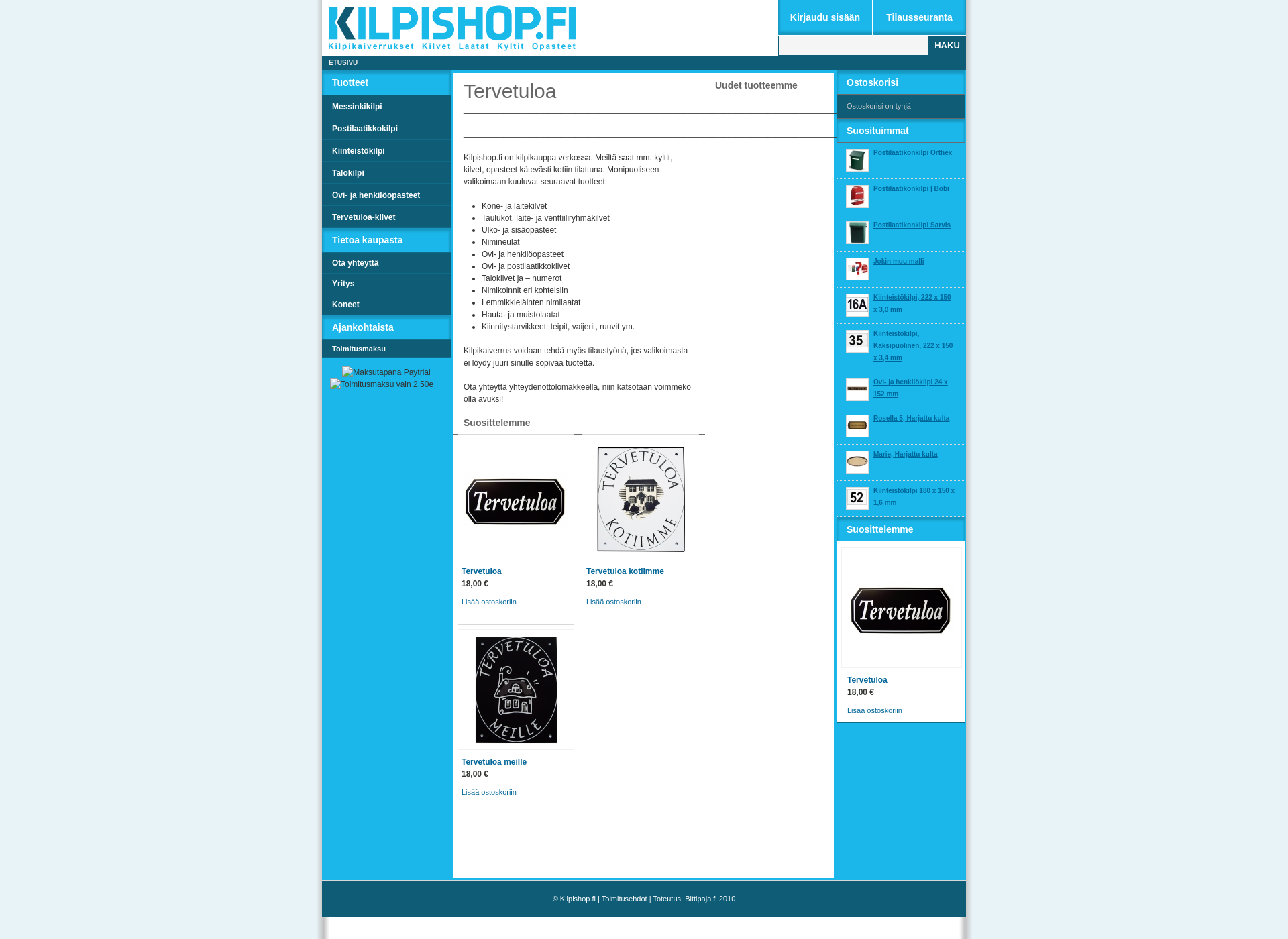 Screenshot for kilpishop.fi