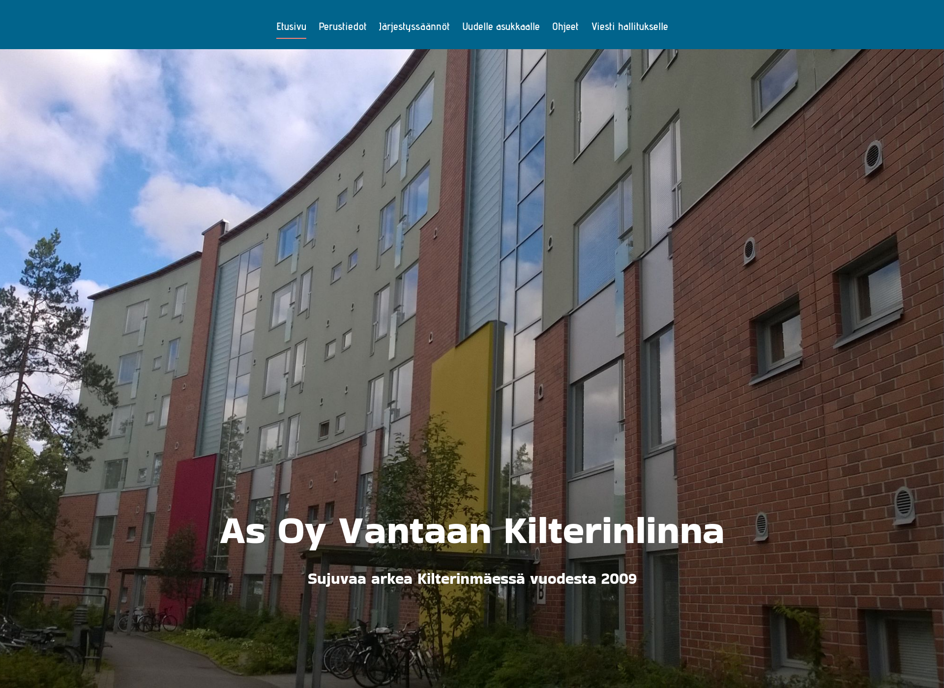 Skärmdump för kilterinlinna.fi