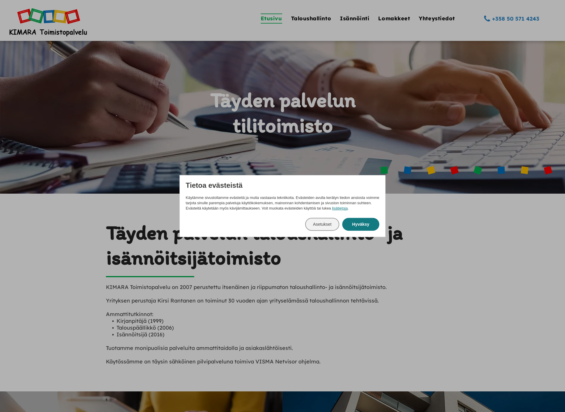 Screenshot for kimaratoimisto.fi