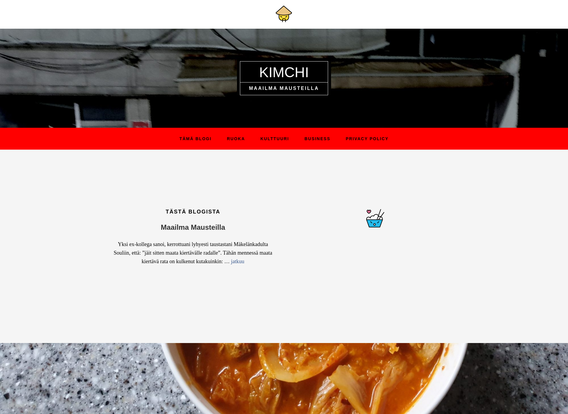 Näyttökuva kimchi.fi