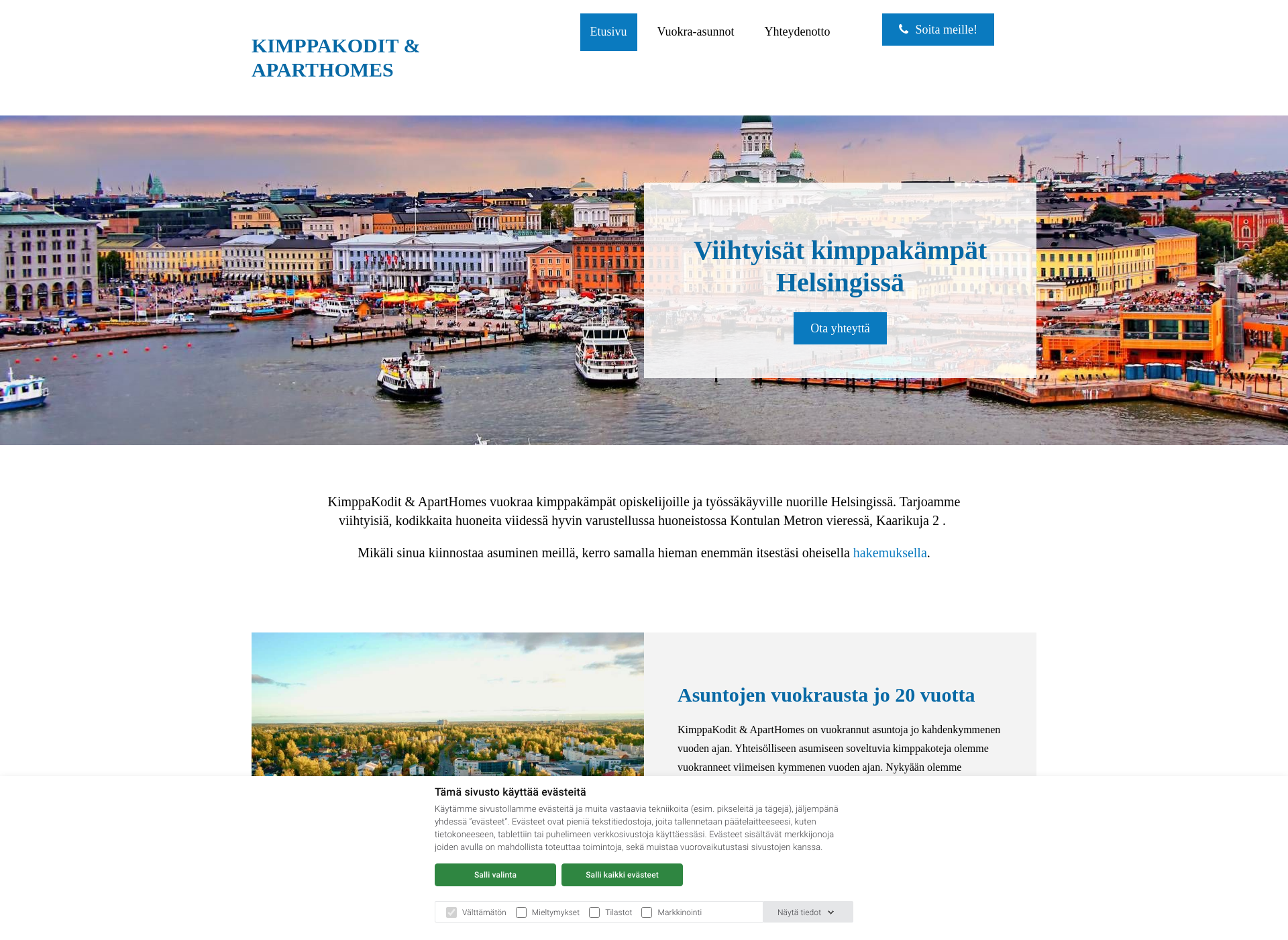 Screenshot for kimppakodit.fi