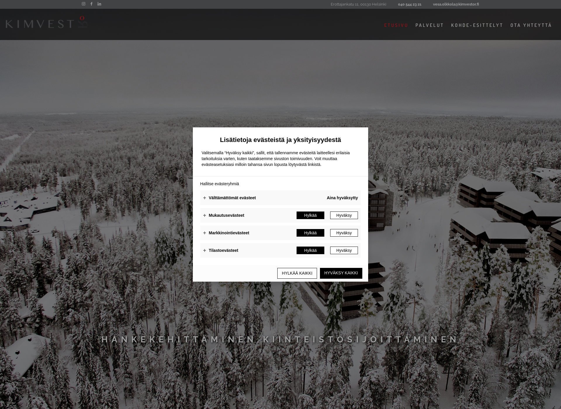Screenshot for kimvestor.fi