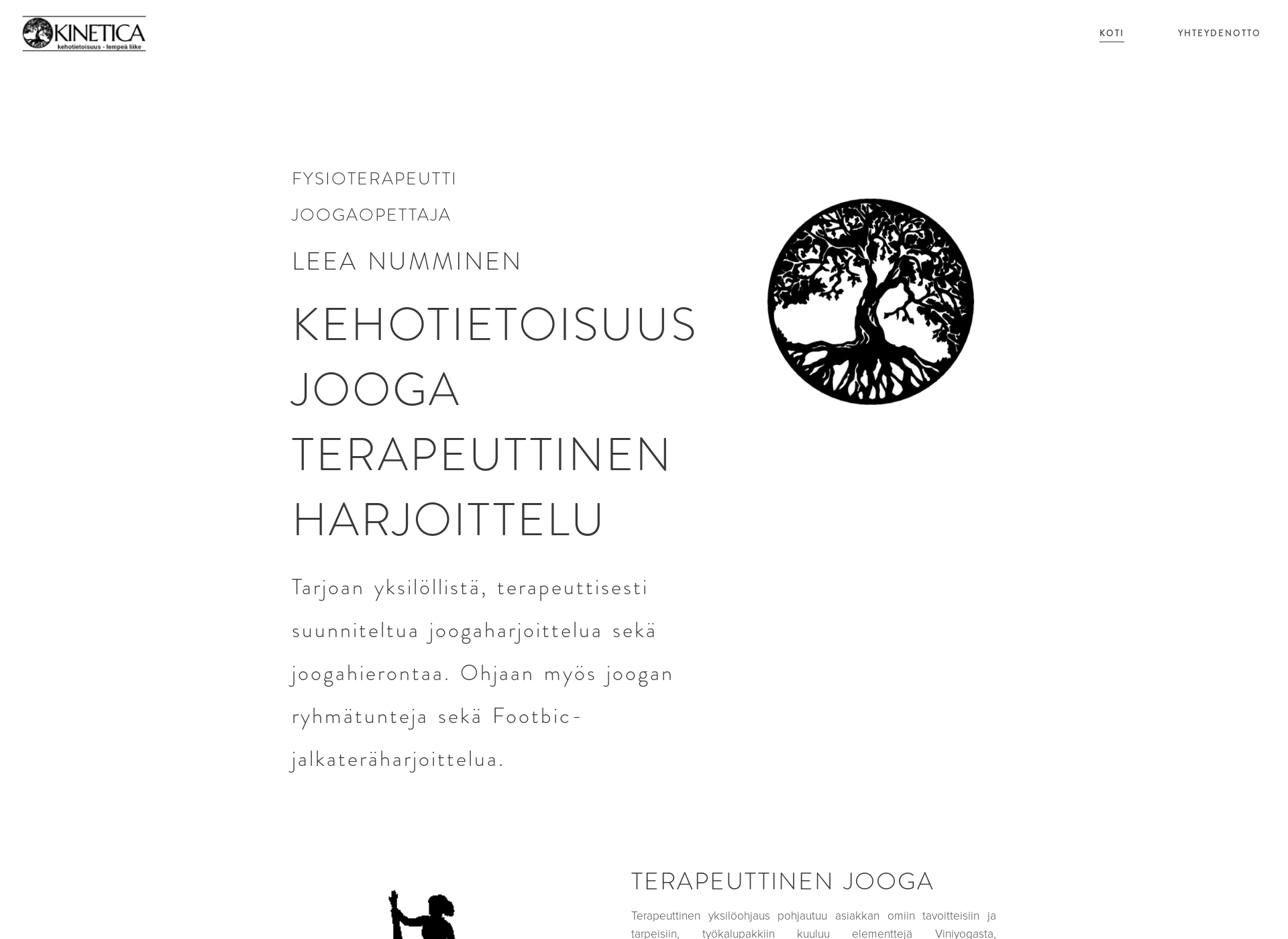 Skärmdump för kinetica.fi