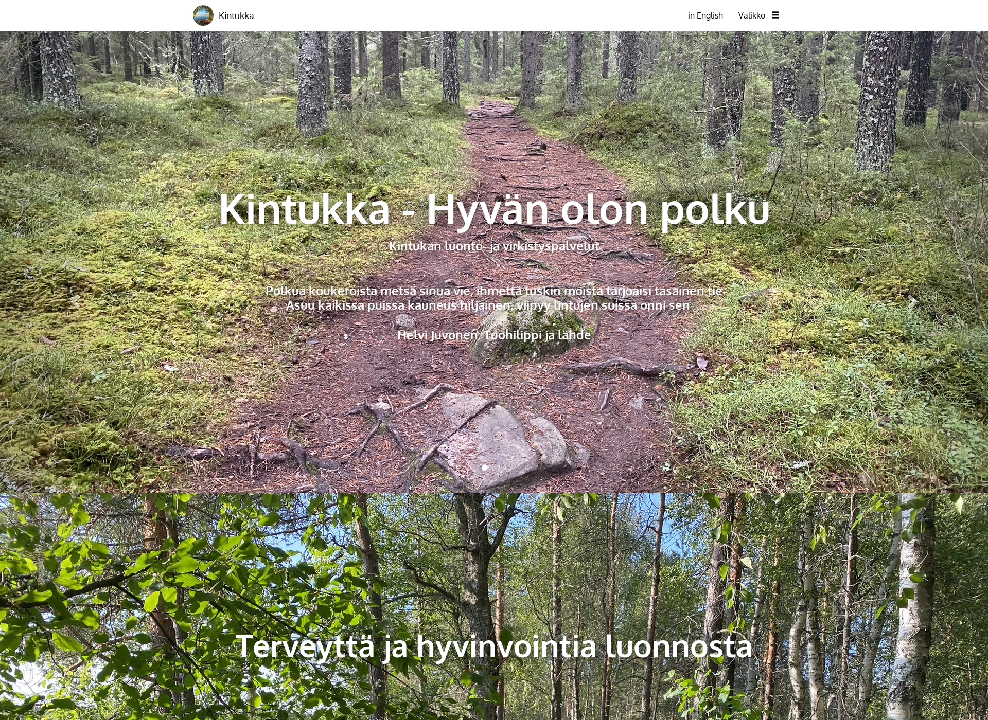 Screenshot for kintukka.fi