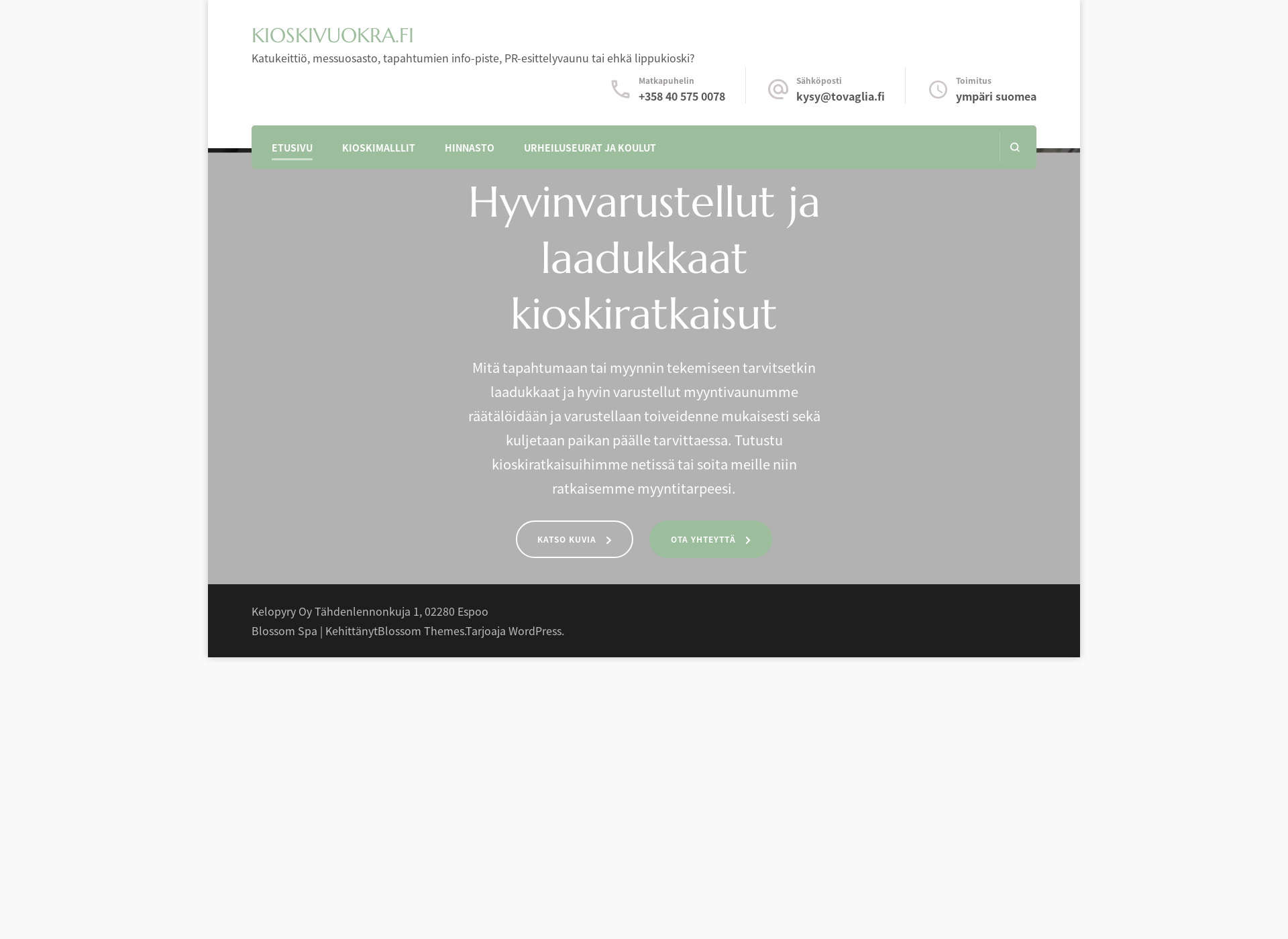 Näyttökuva kioskivuokra.fi