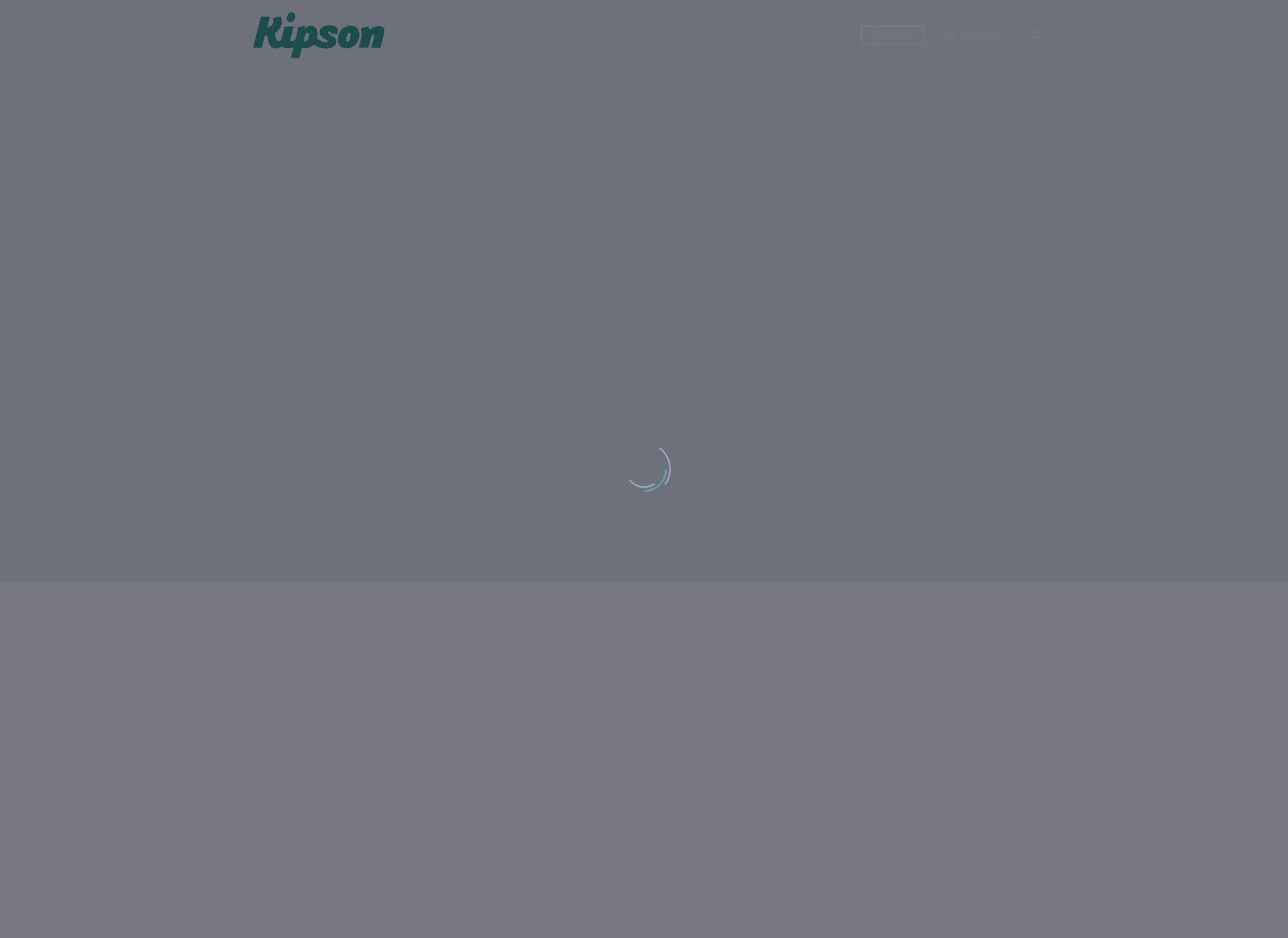 Screenshot for kipson.fi