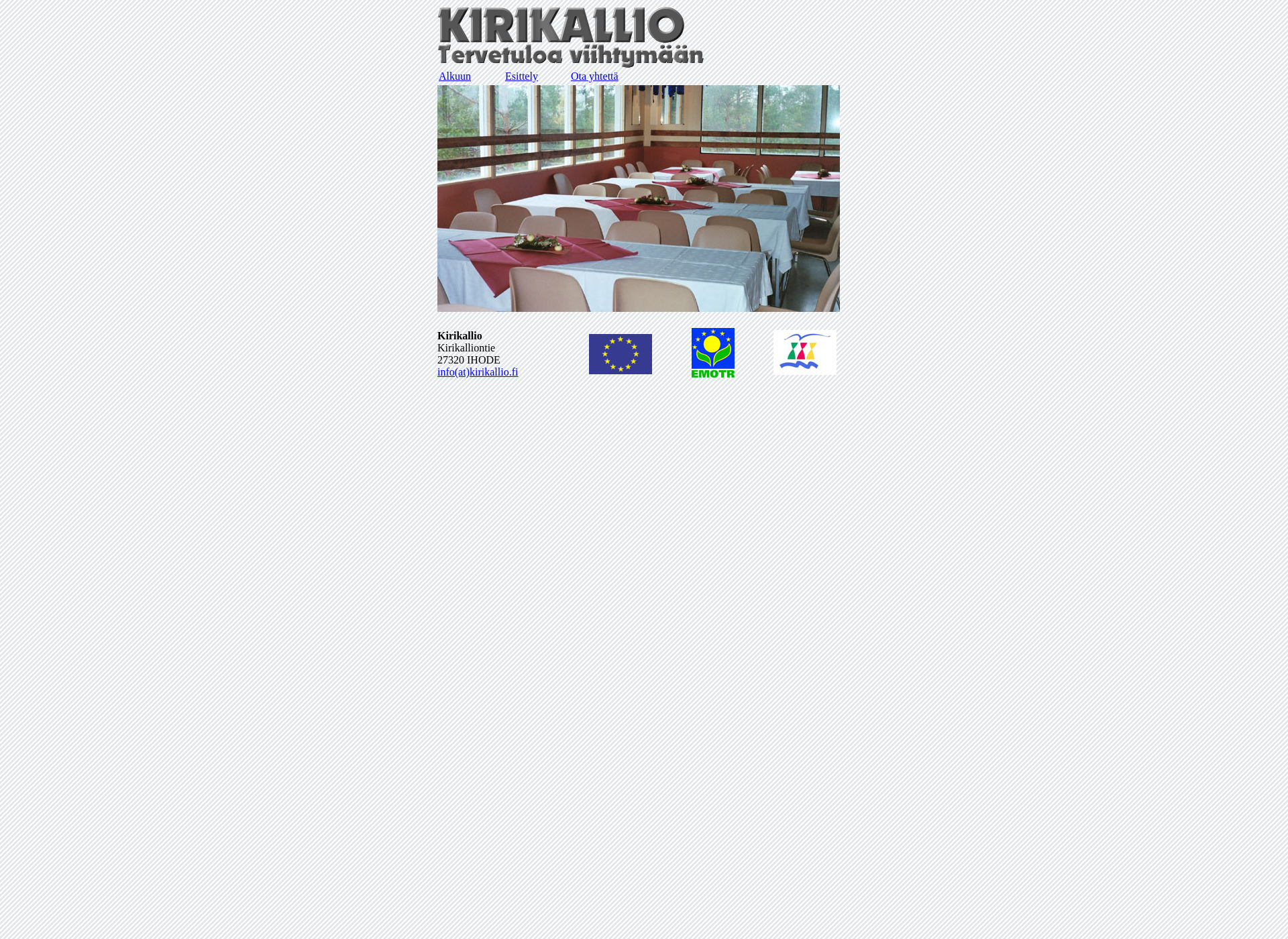 Screenshot for kirikallio.fi