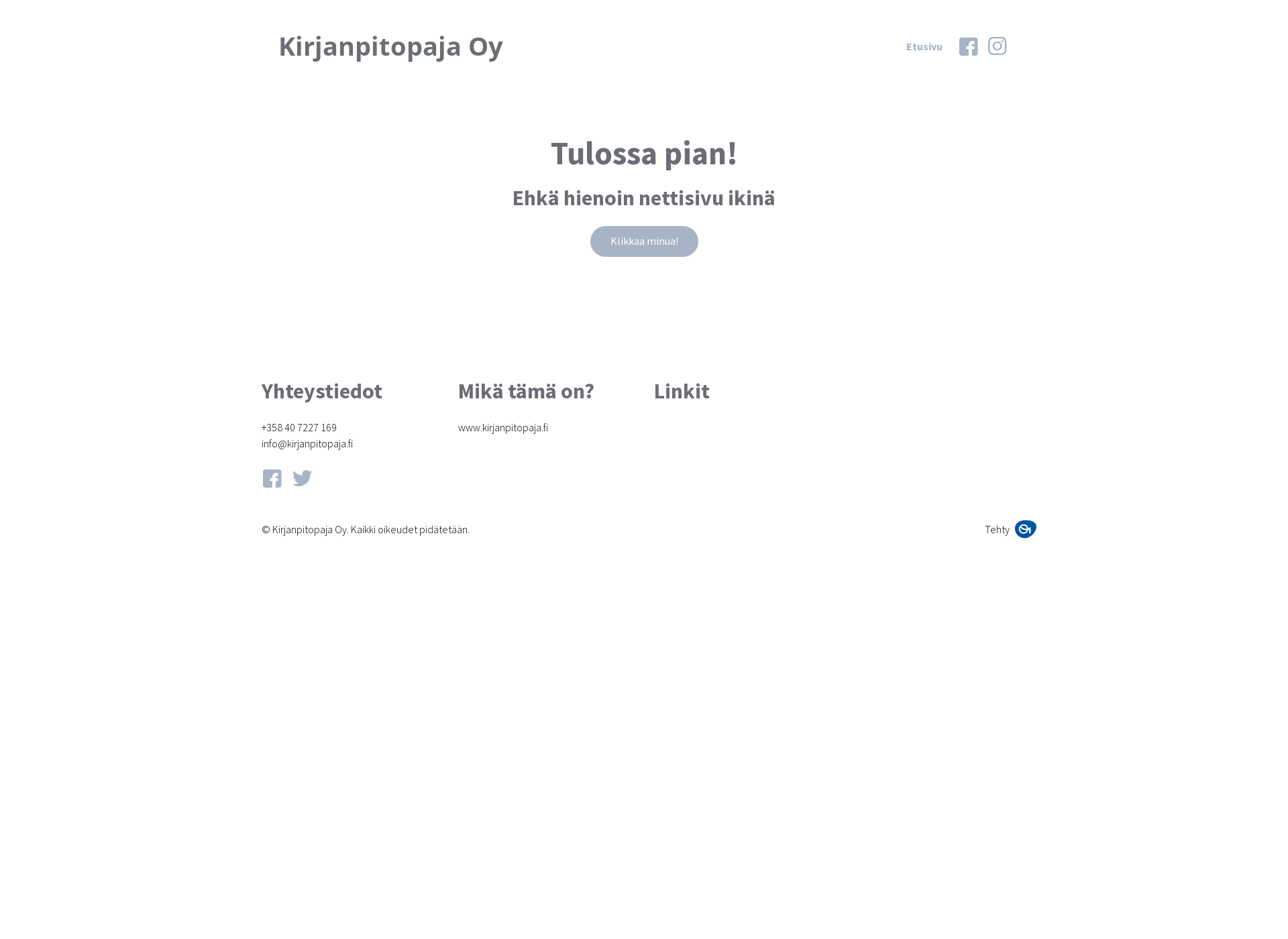Screenshot for kirjanpitopaja.fi