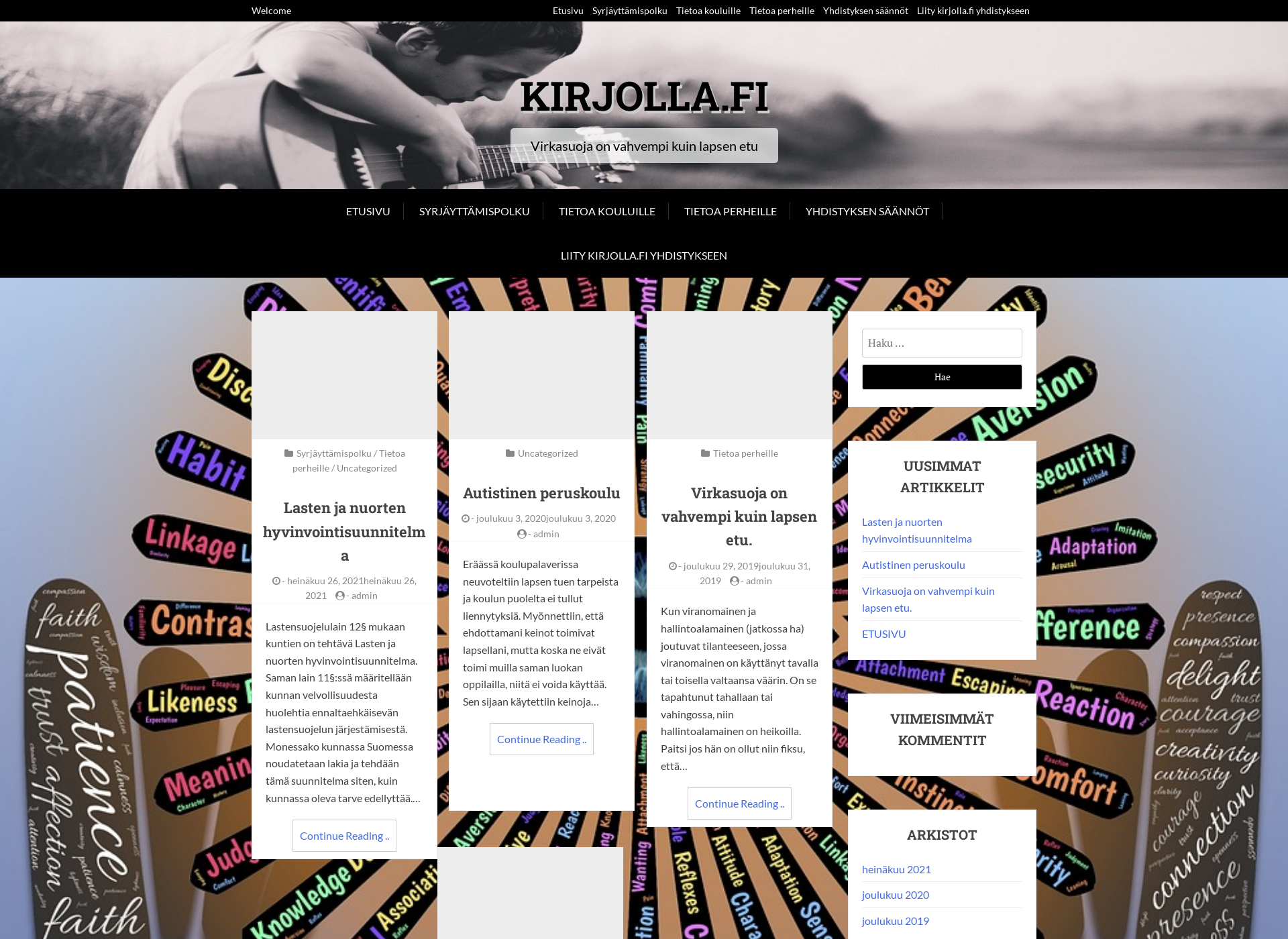 Screenshot for kirjolla.fi