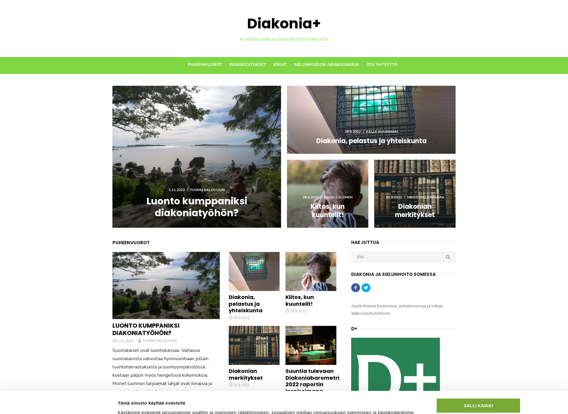 Screenshot for kirkondiakonia.fi