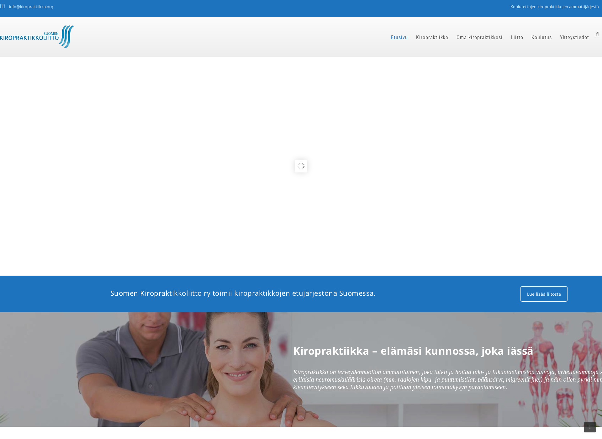 Screenshot for kiropraktiikka.fi