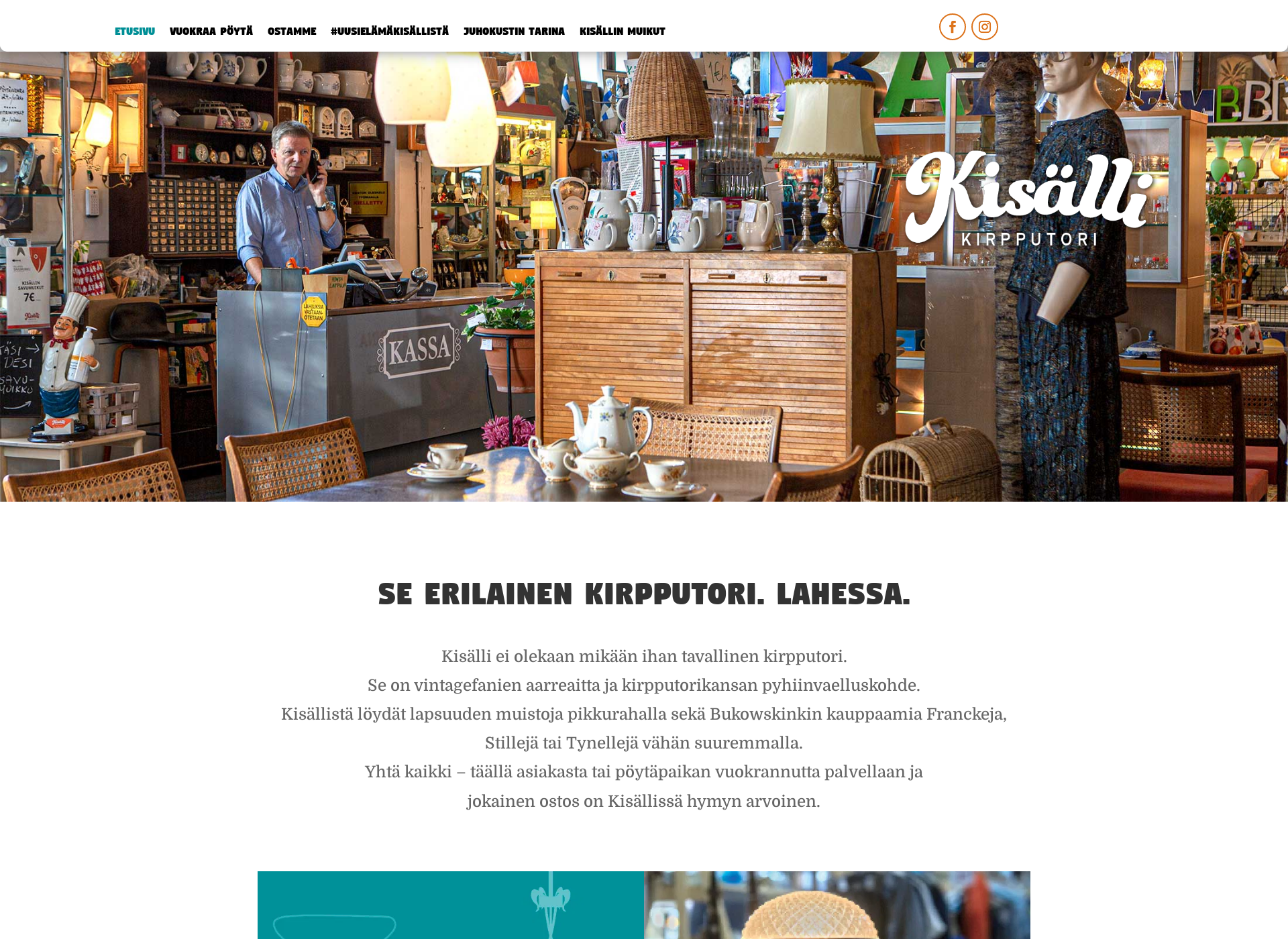 Skärmdump för kirpputorikisalli.fi