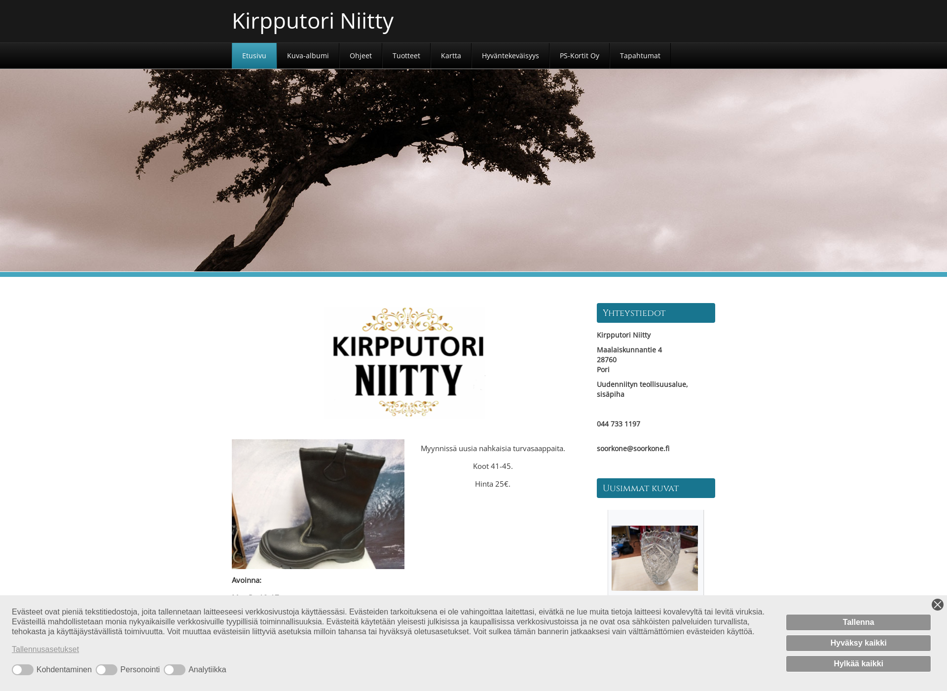Screenshot for kirpputoriniitty.fi