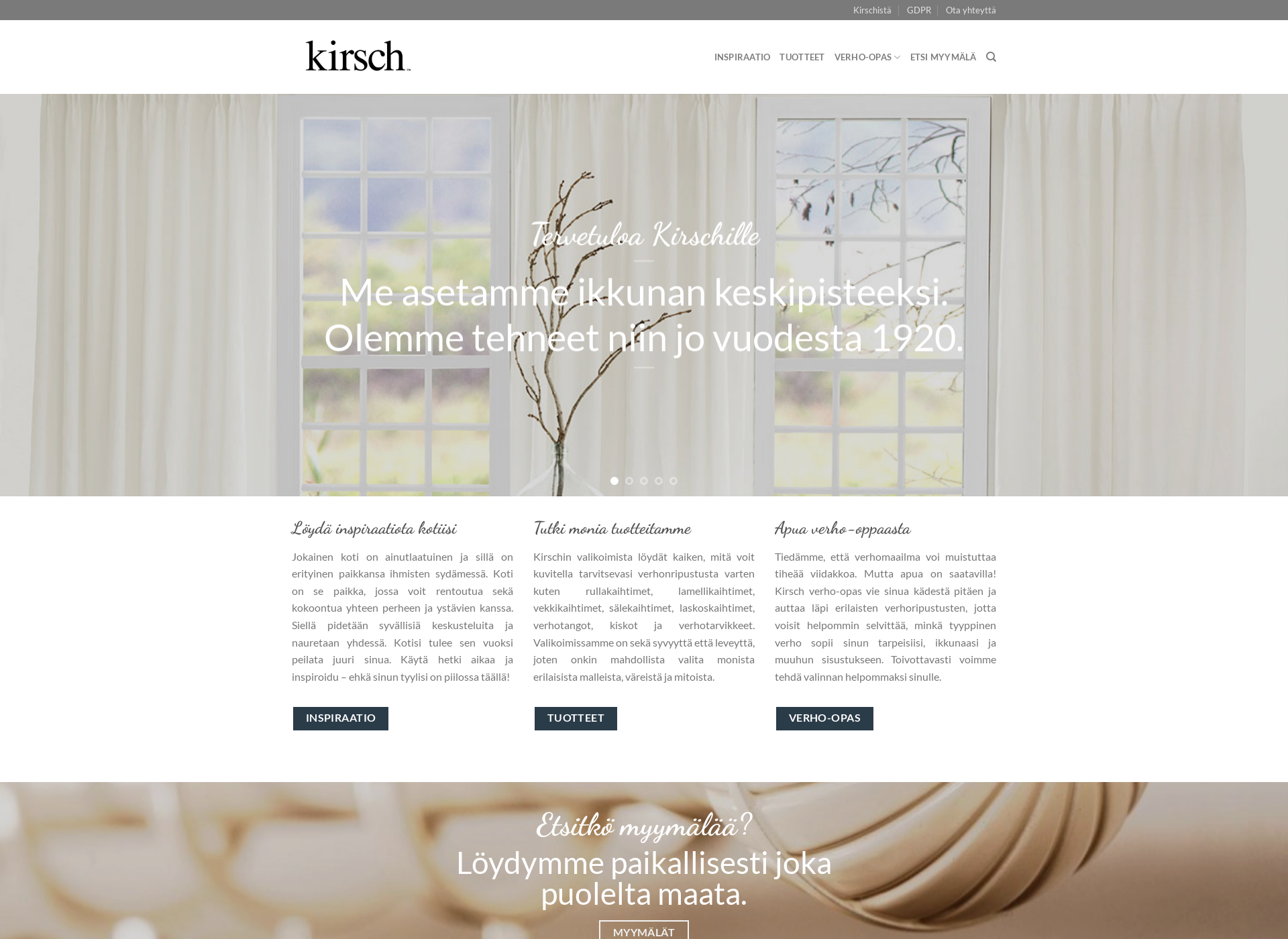 Screenshot for kirsch.fi