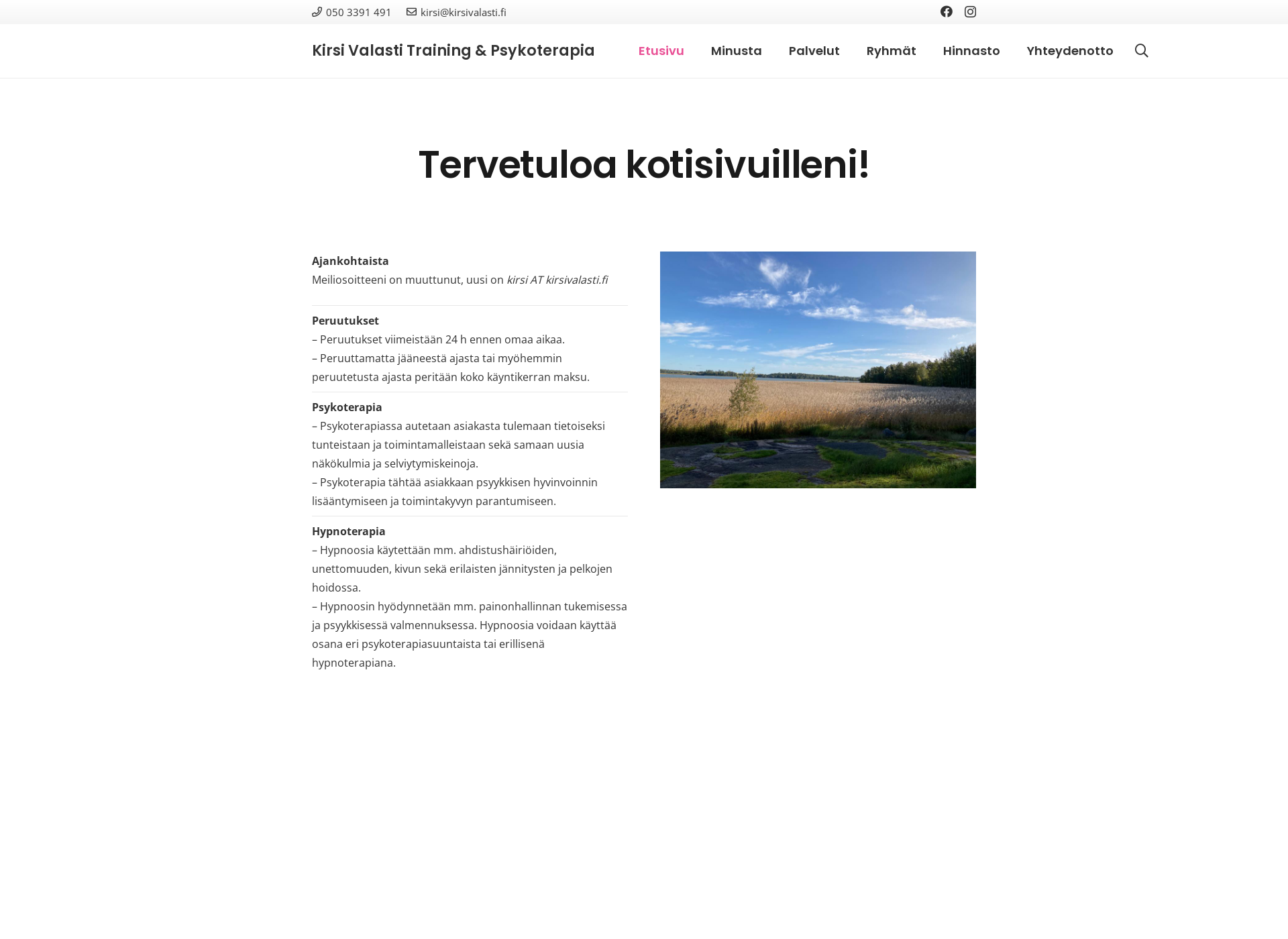 Screenshot for kirsivalasti.fi