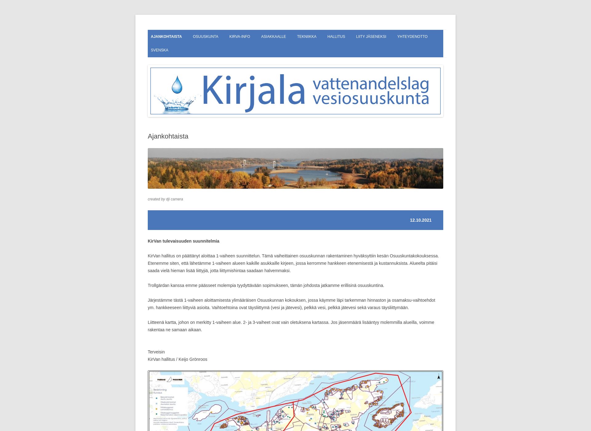 Screenshot for kirva.fi