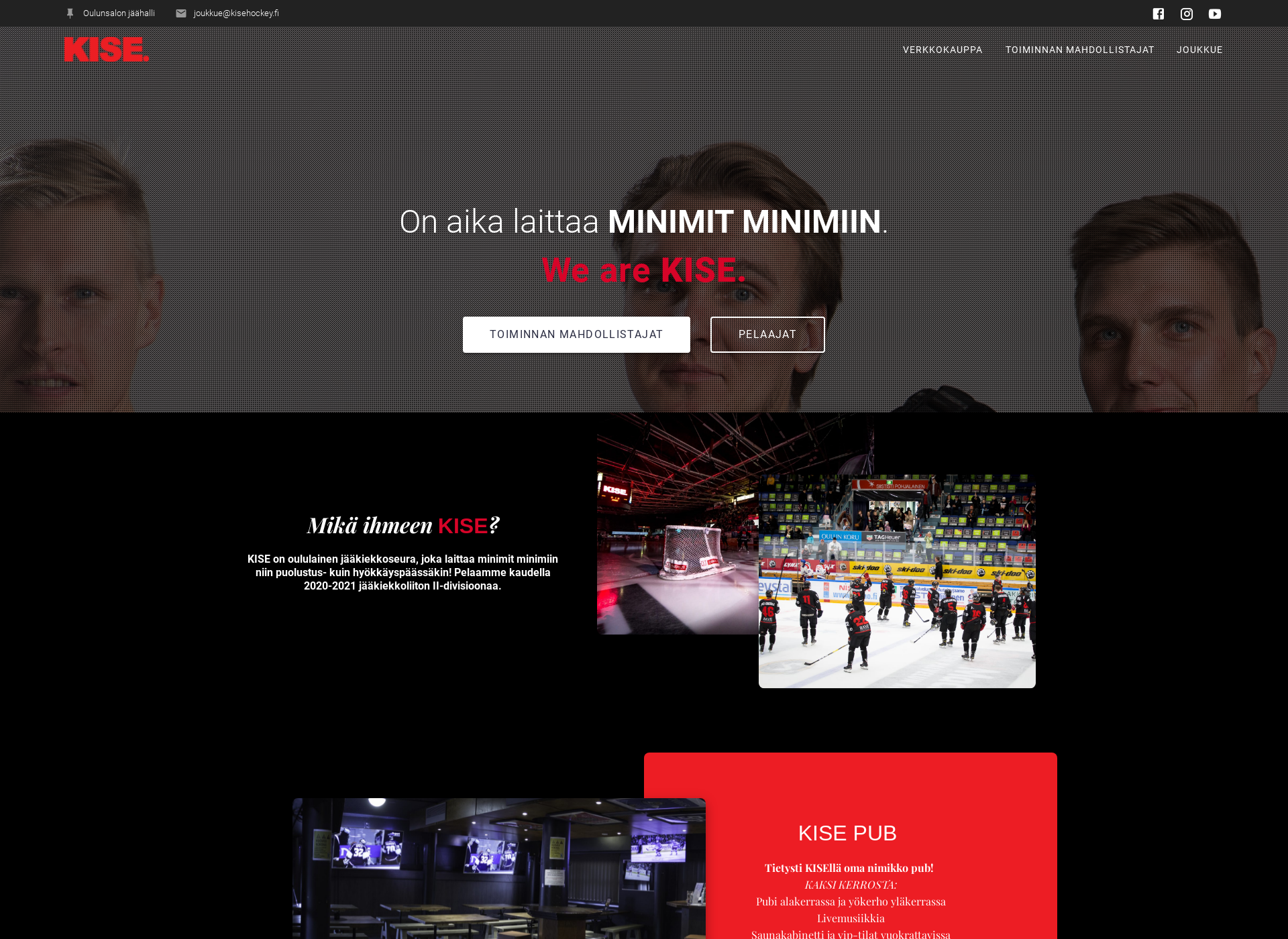 Näyttökuva kisehockey.fi