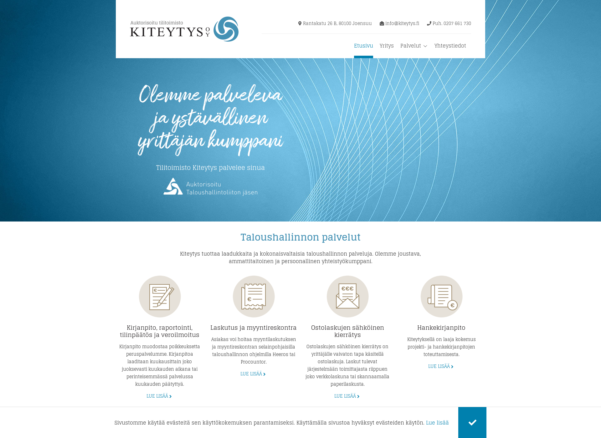 Screenshot for kiteytys.fi