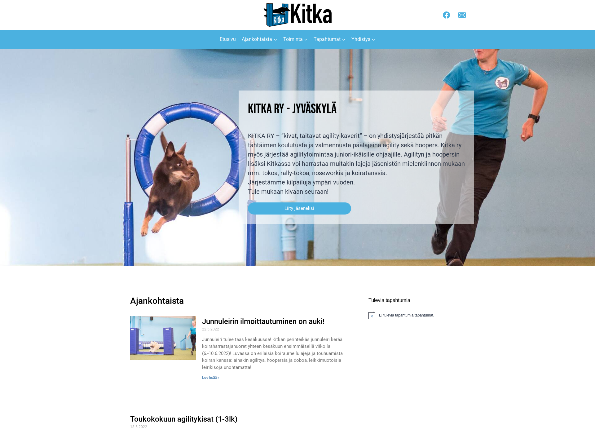 Skärmdump för kitkary.fi