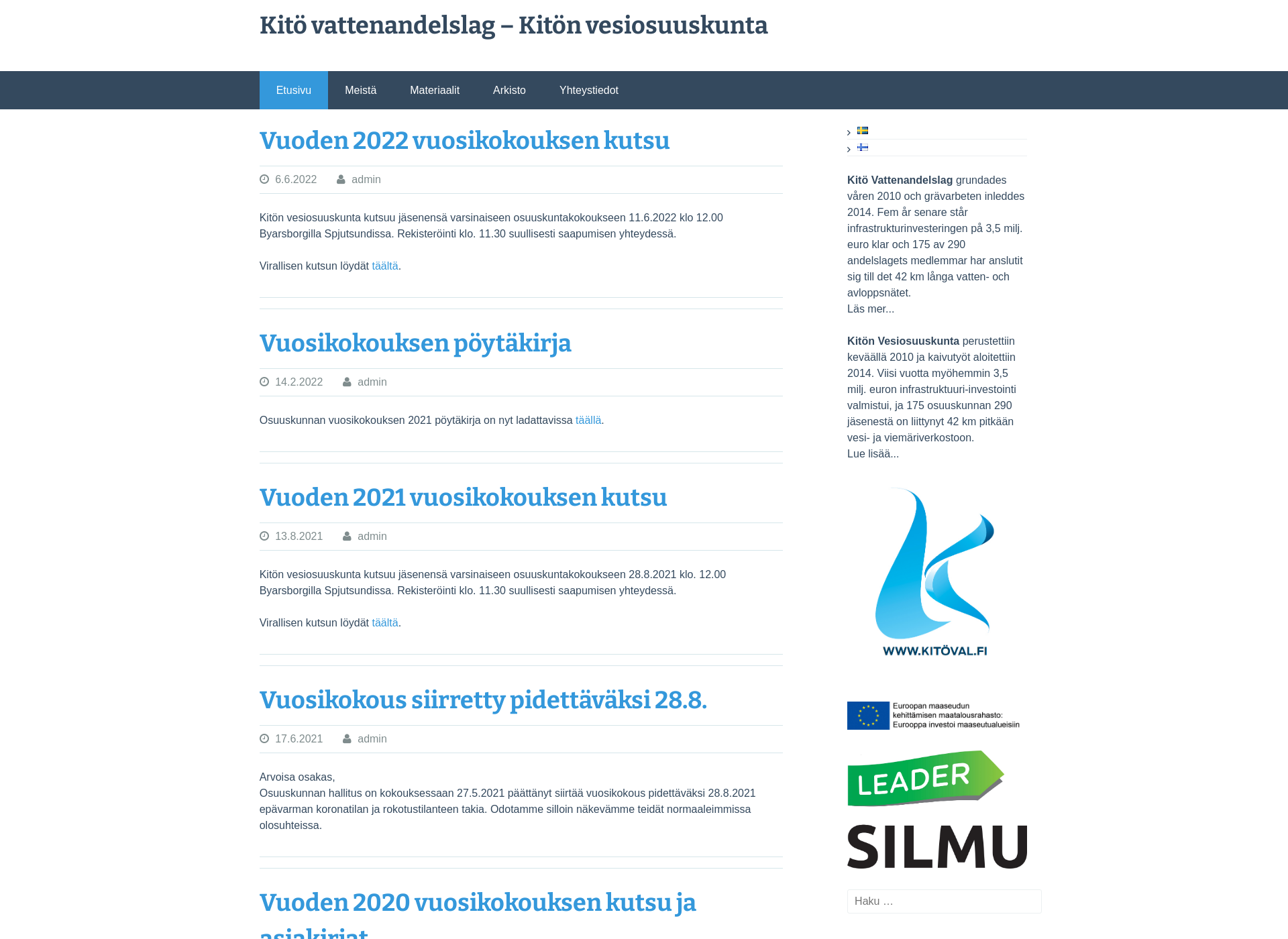 Screenshot for kitoval.fi
