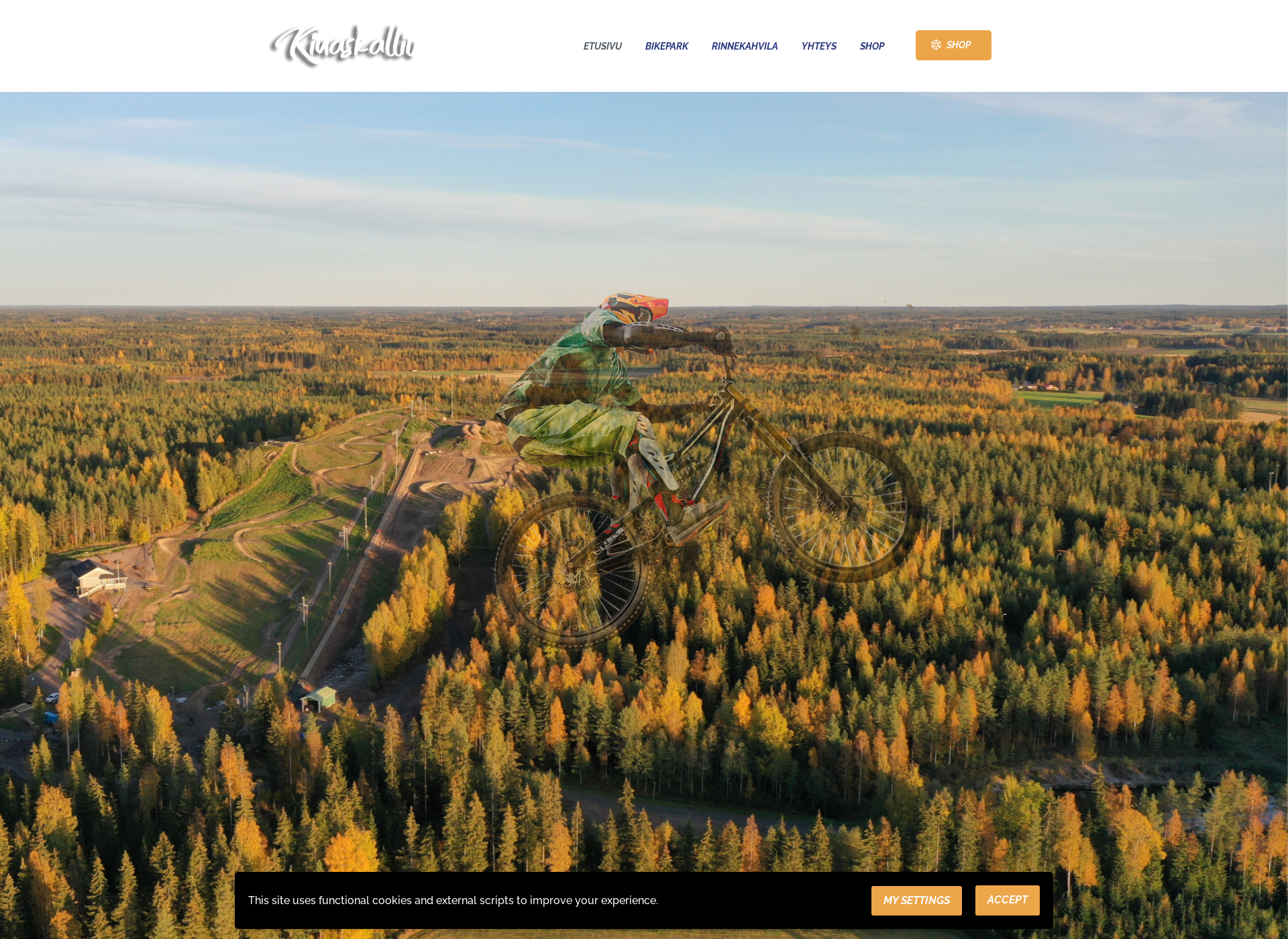 Screenshot for kiuaskallio.fi