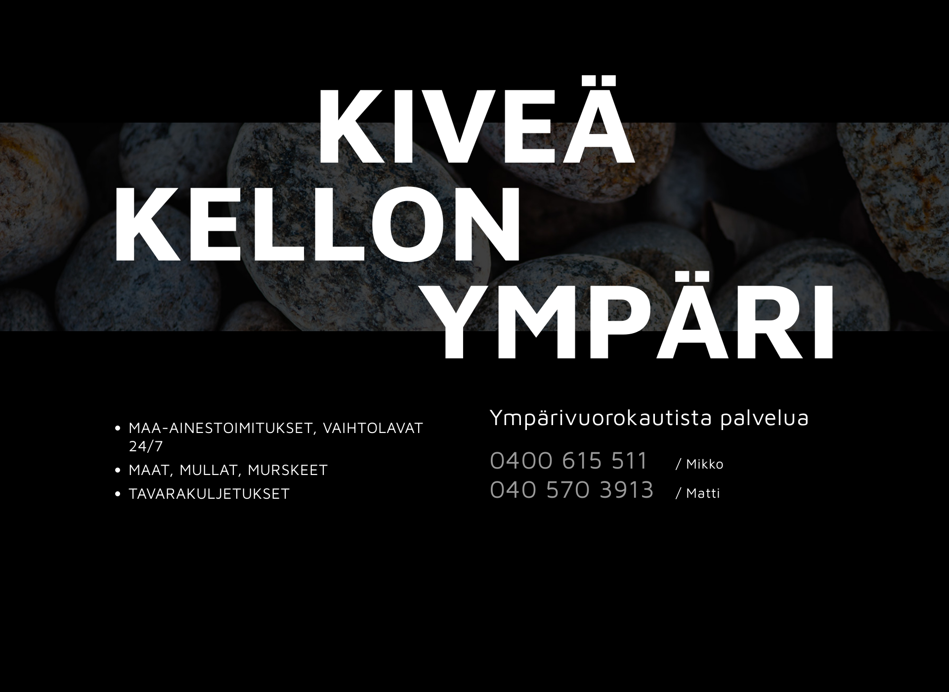 Skärmdump för kiveakellonympari.fi