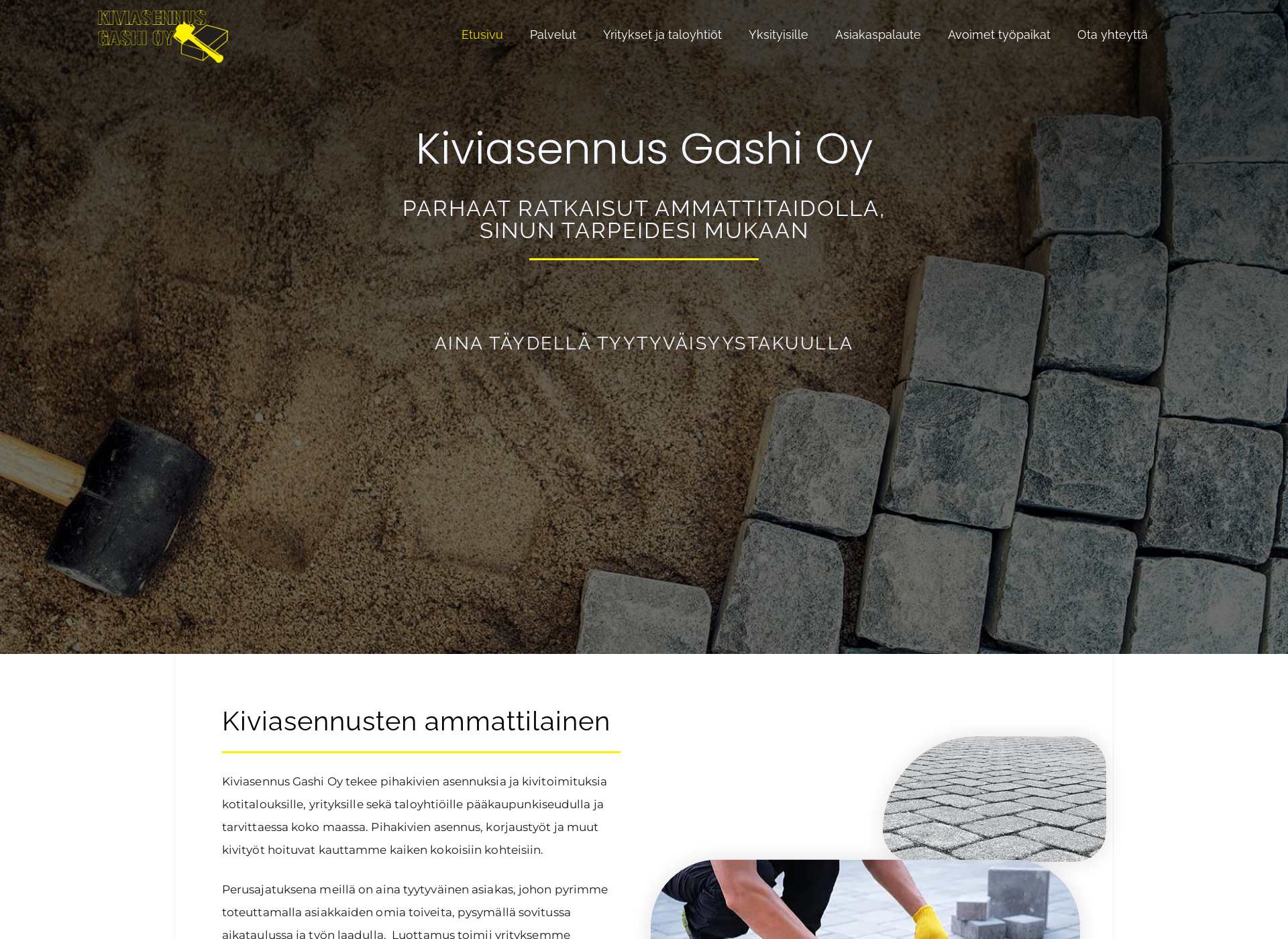 Screenshot for kiviasennusgashi.fi