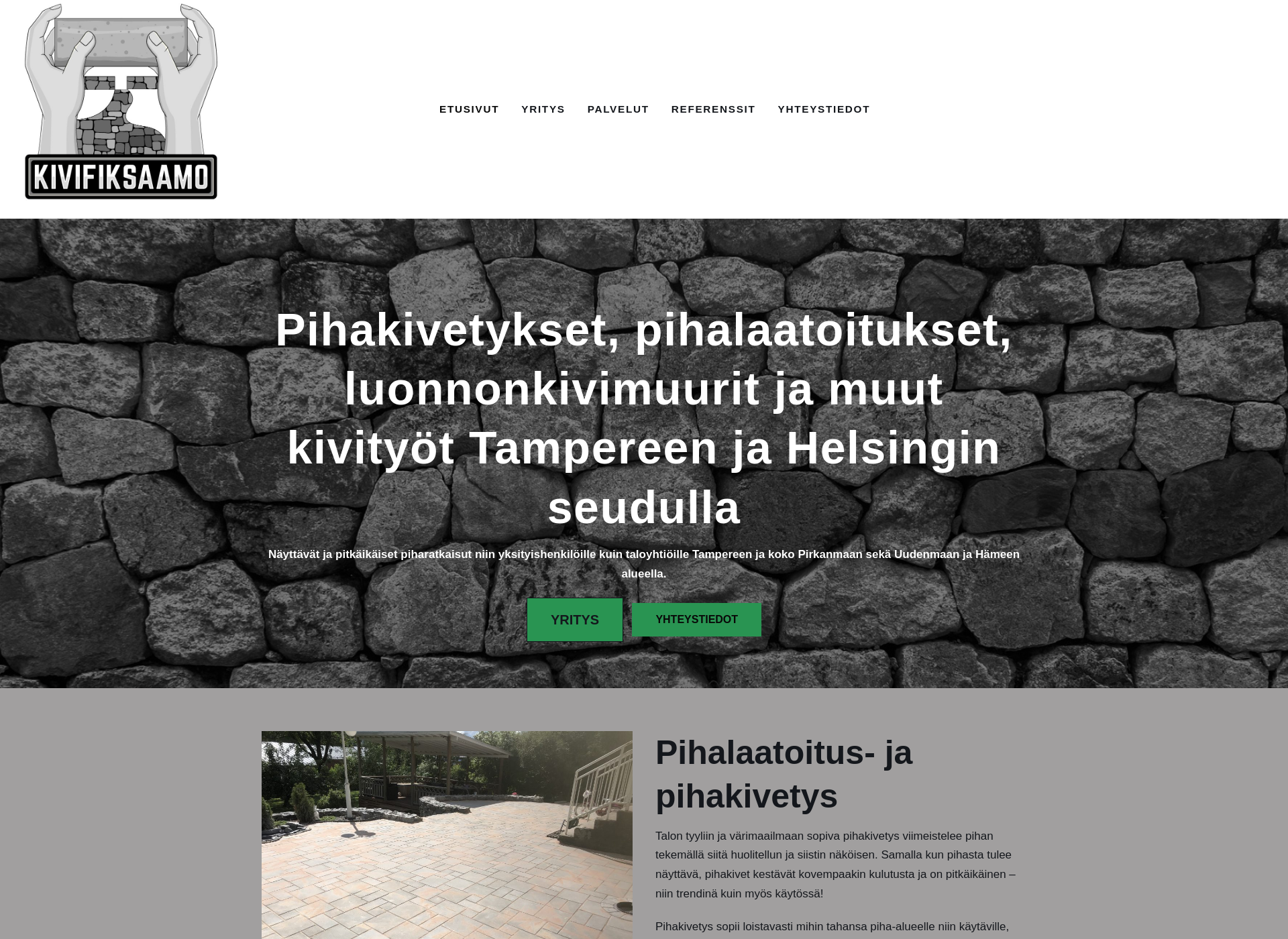 Screenshot for kivifiksaamo.fi