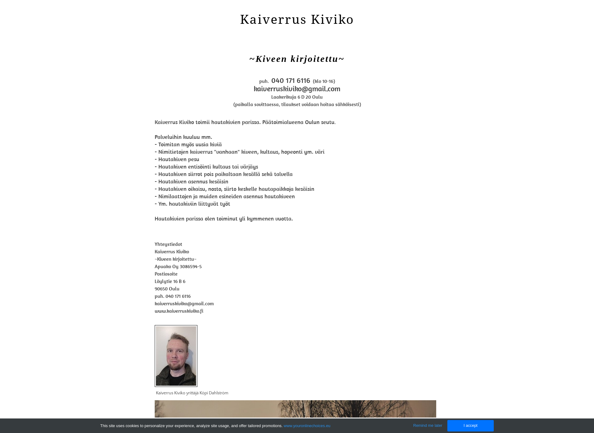 Screenshot for kiviko.fi