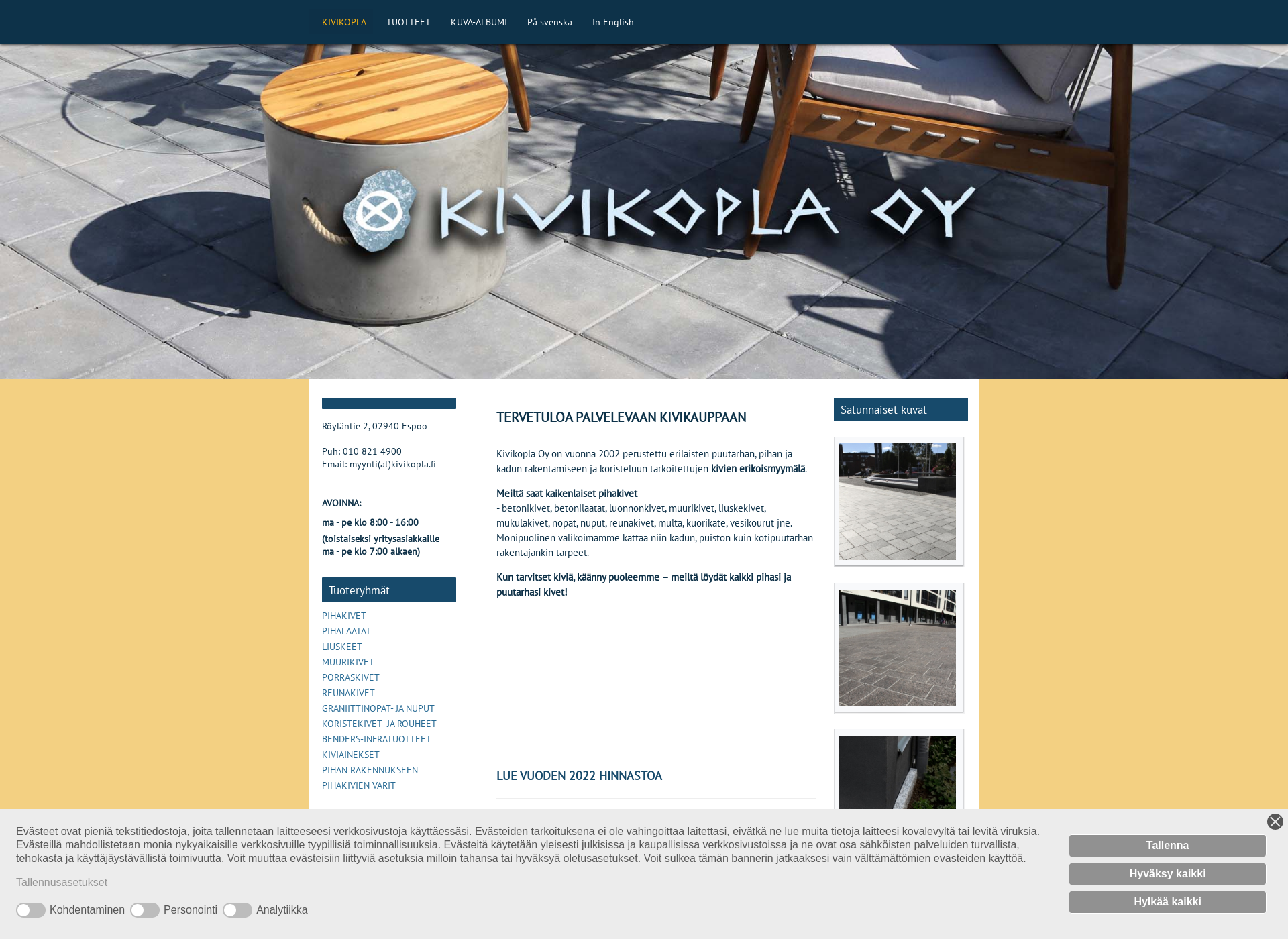 Screenshot for kivikopla.fi