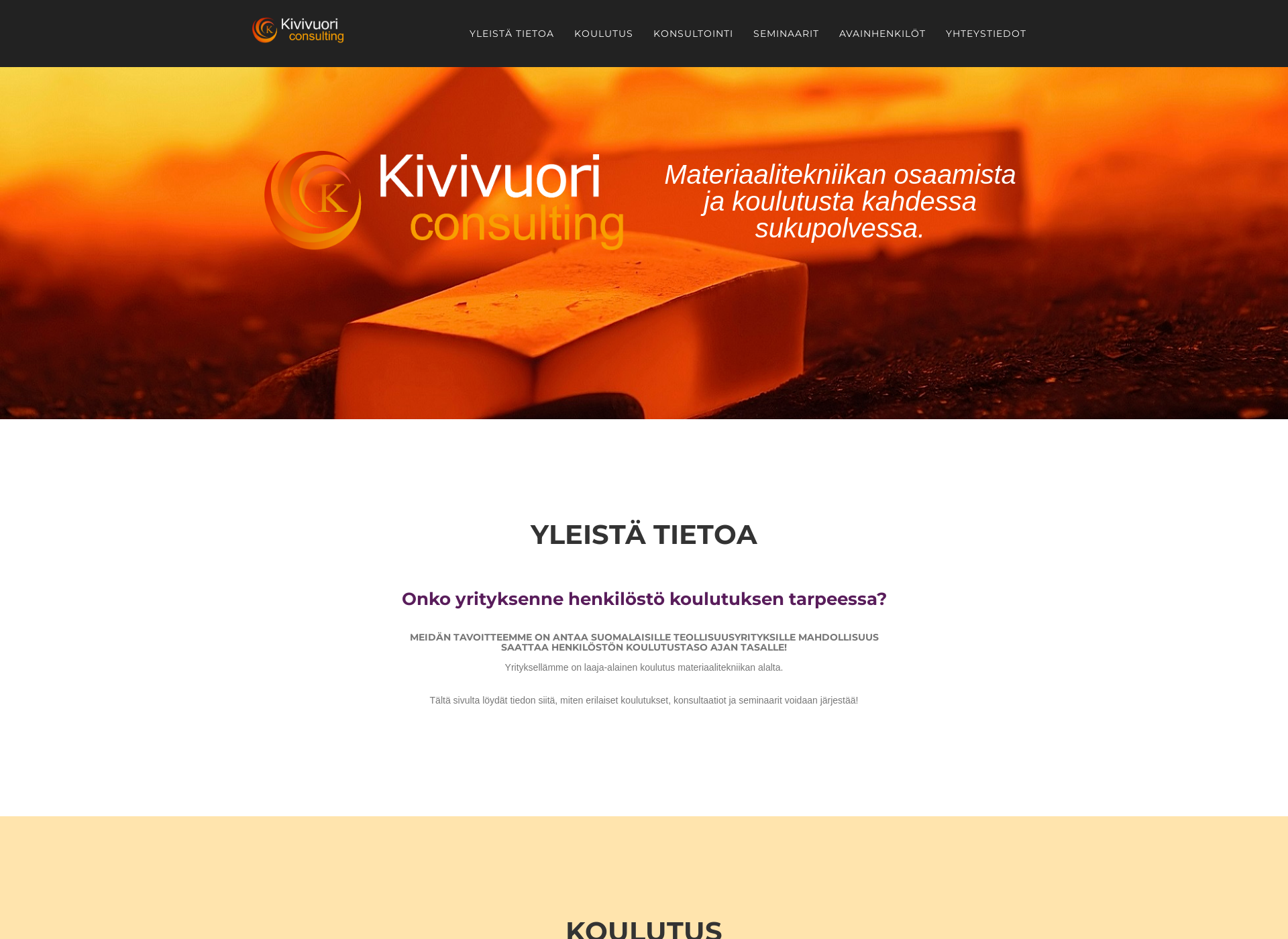 Screenshot for kivivuori.fi