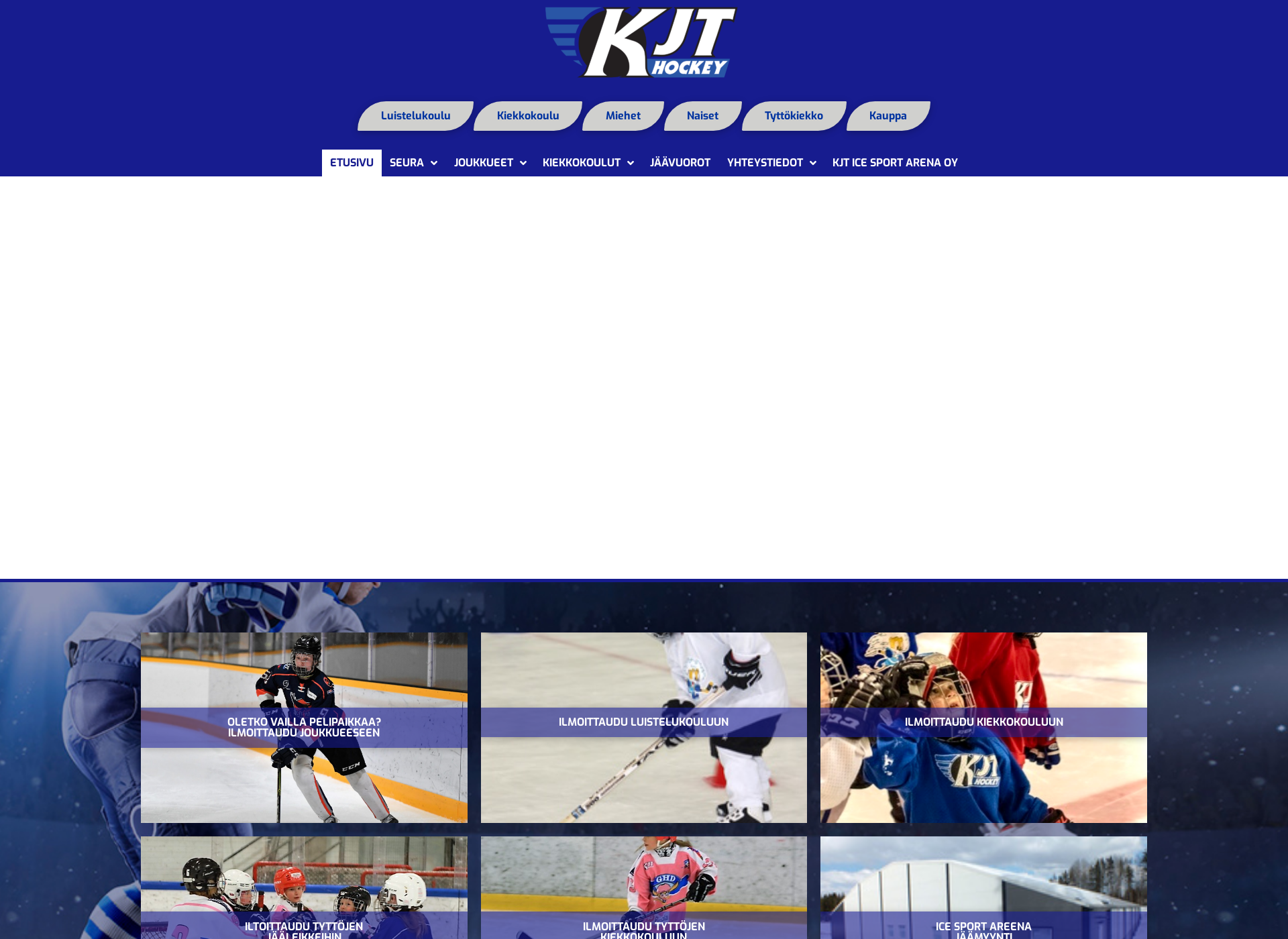 Screenshot for kjthockey.fi
